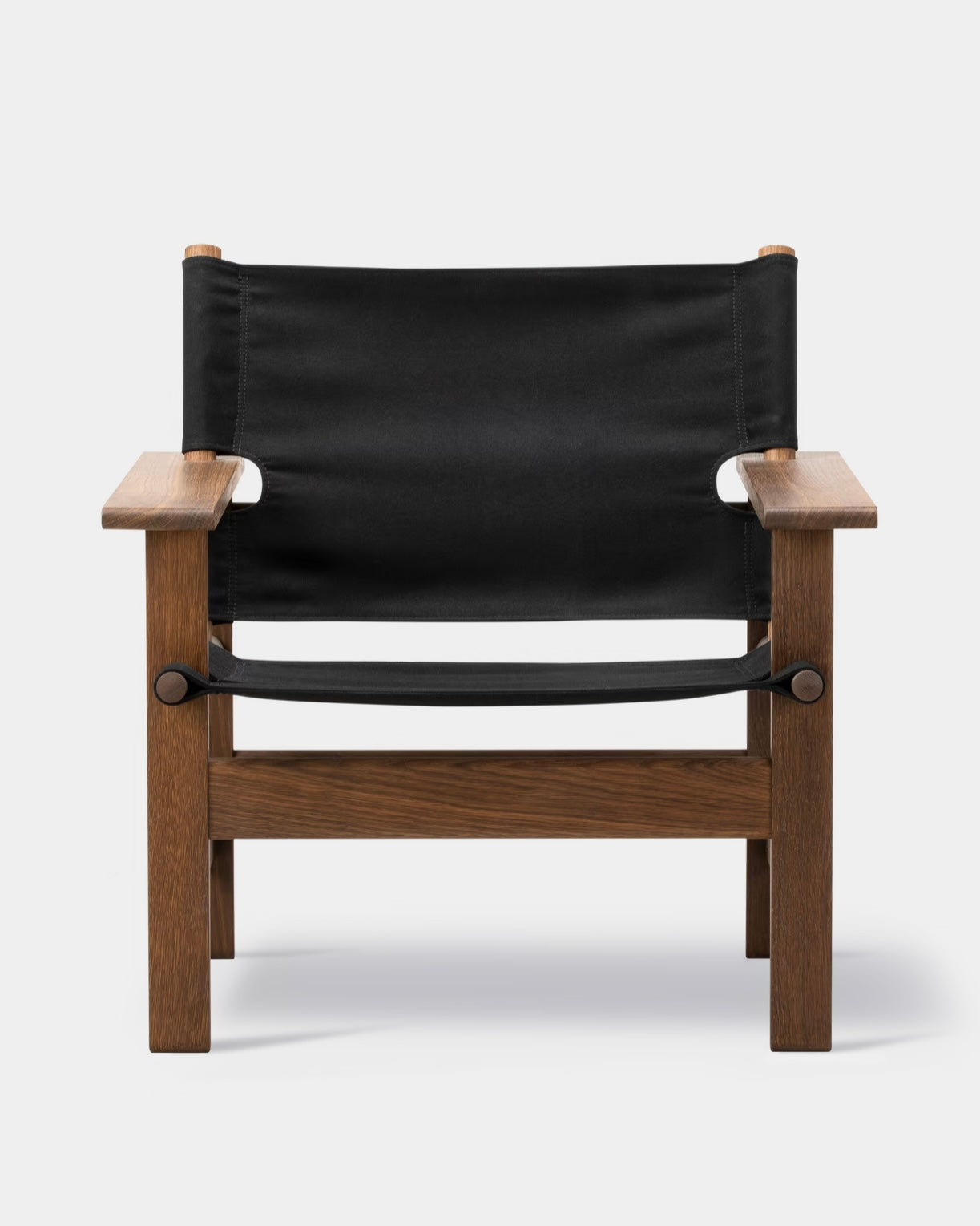 The Canvas Chair | Black Canvas and Smoked Oak