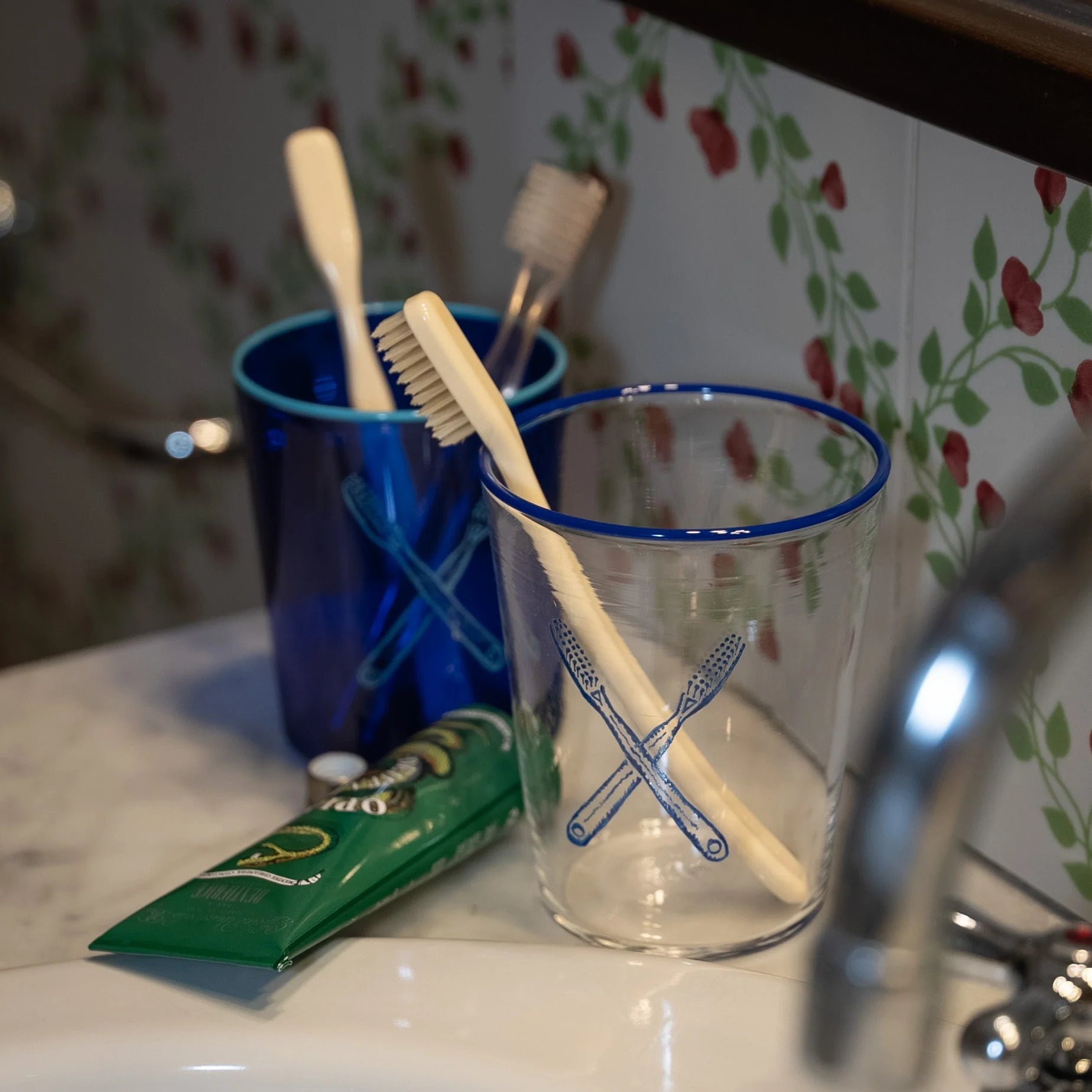 Spazzolino Toothbrush Holder - Summer Blu