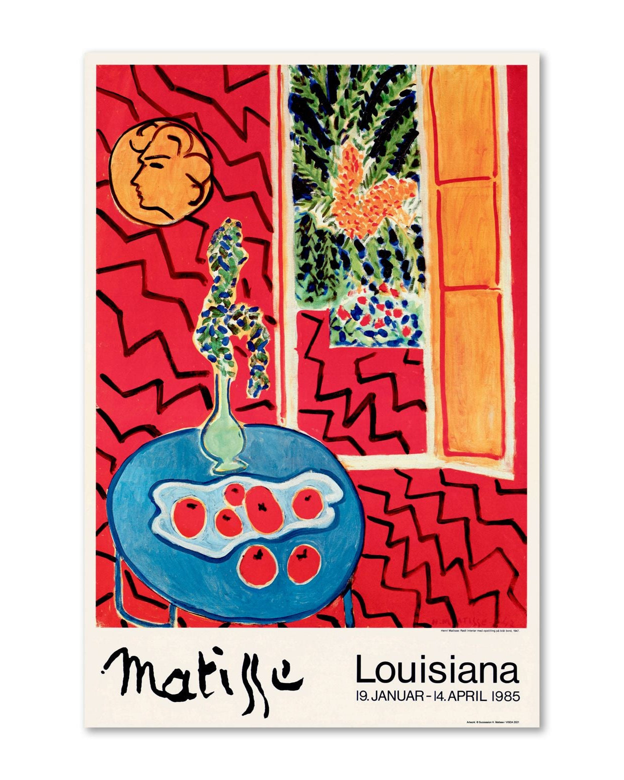 Henri Matisse – Red interior with display (1947)