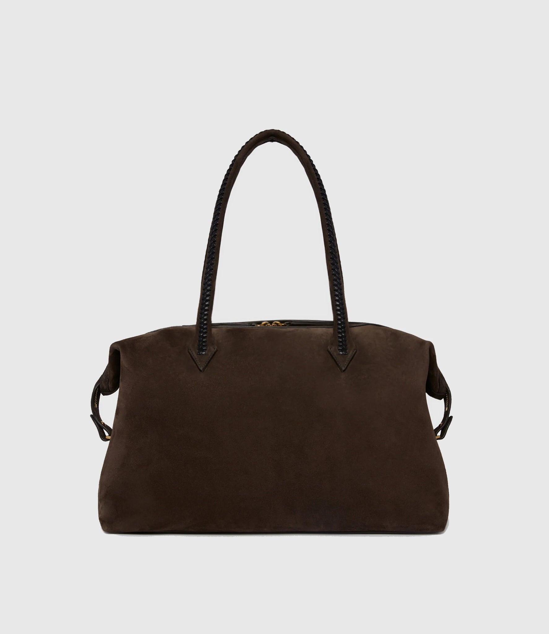 Perriand All Day in Suede and Calfskin, Chocolate and Black – FORSYTH