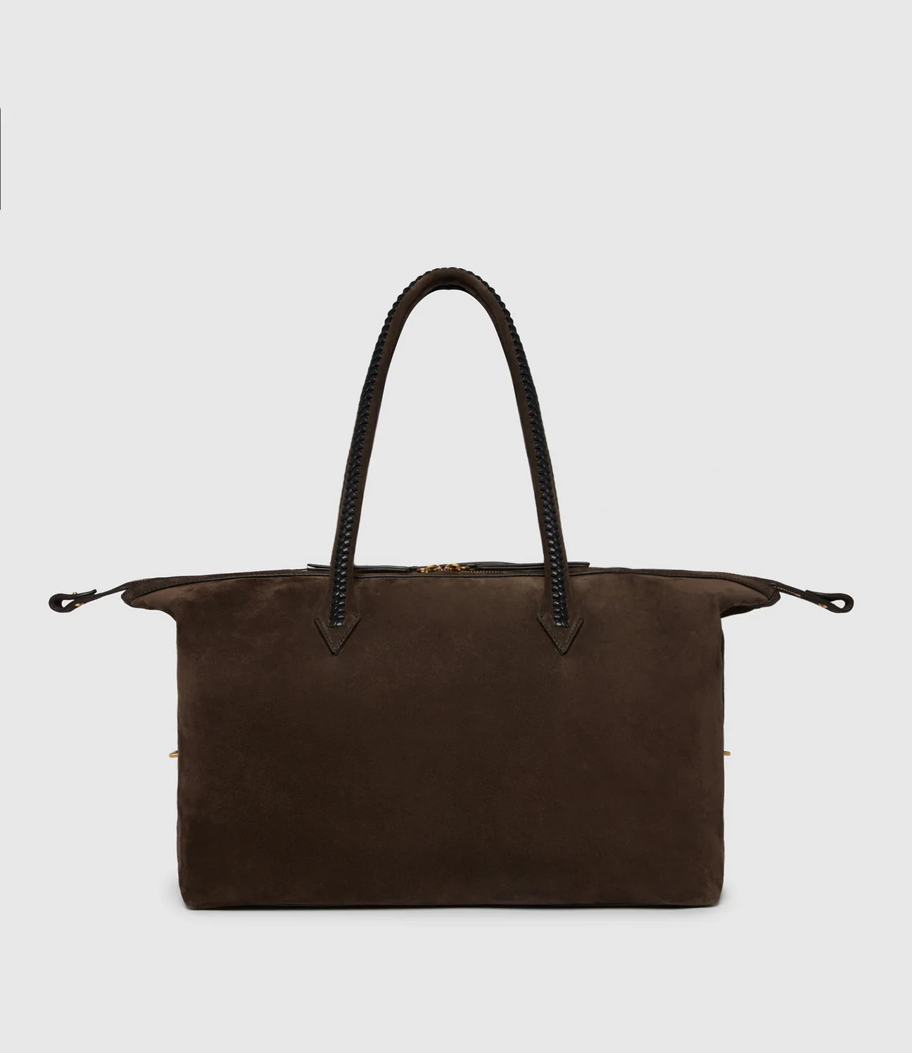 Perriand All Day in Suede and Calfskin, Chocolate and Black