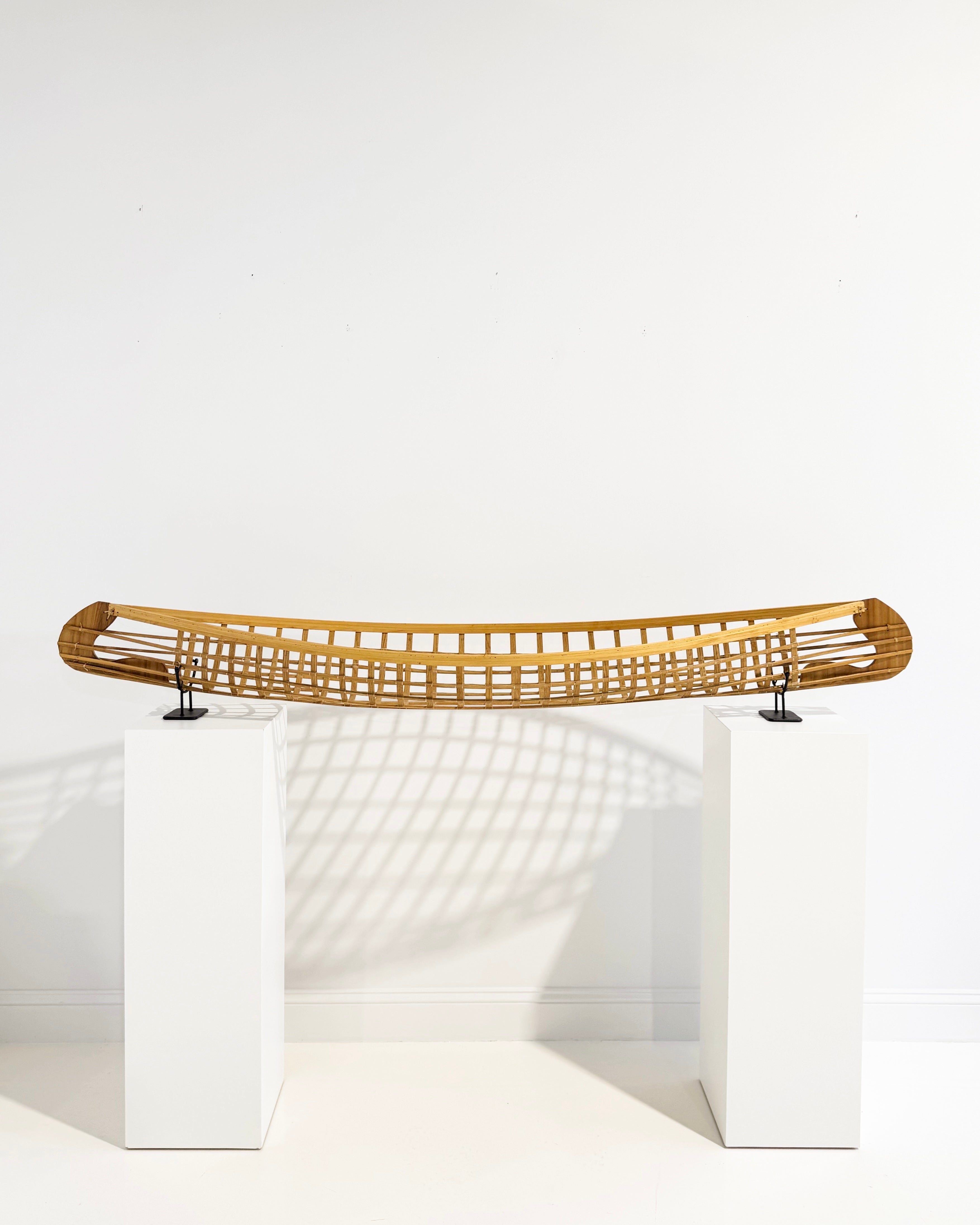 Hand-Built Canoe Model, Sculpture