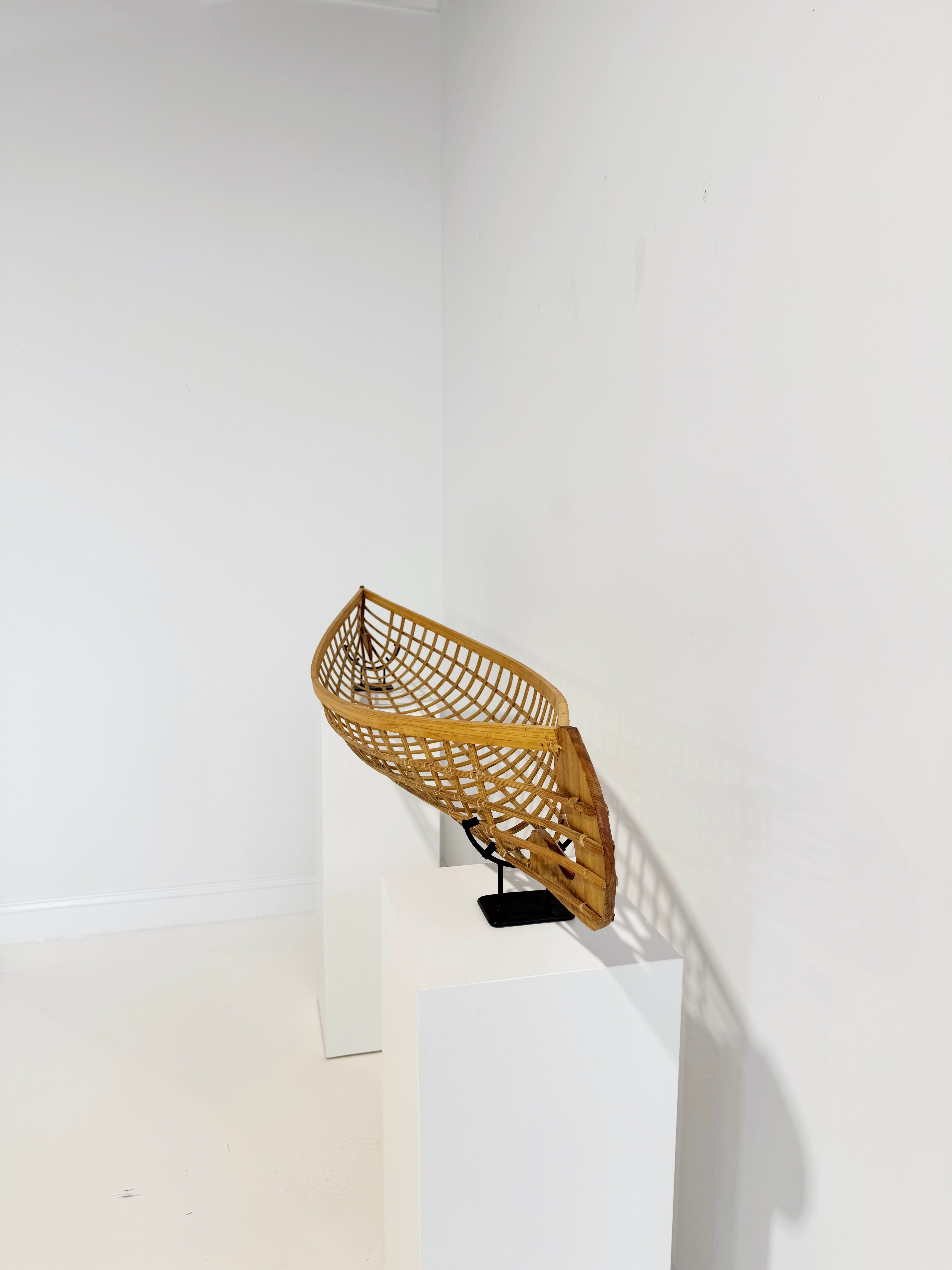 Hand-Built Canoe Model, Sculpture