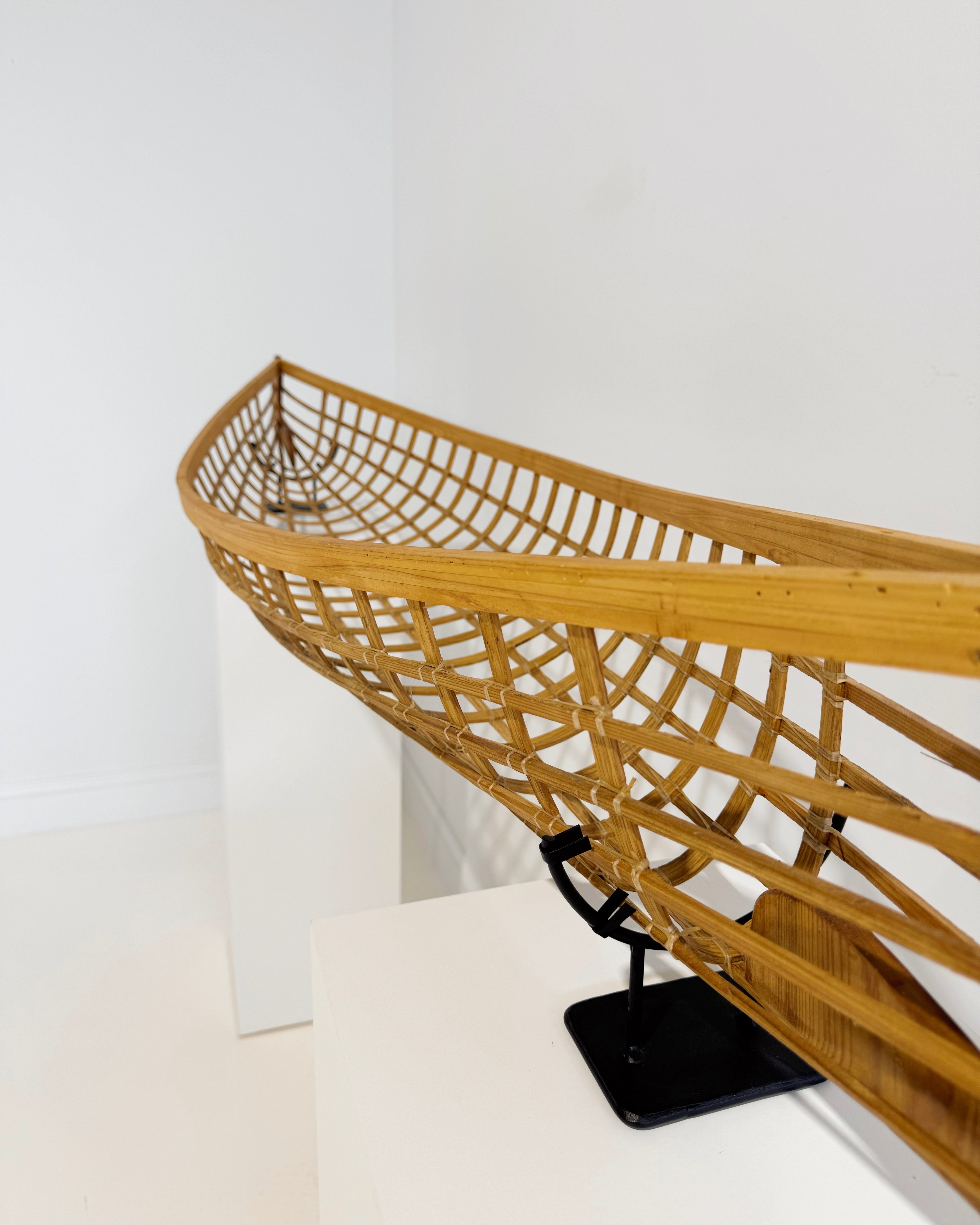 Hand-Built Canoe Model, Sculpture