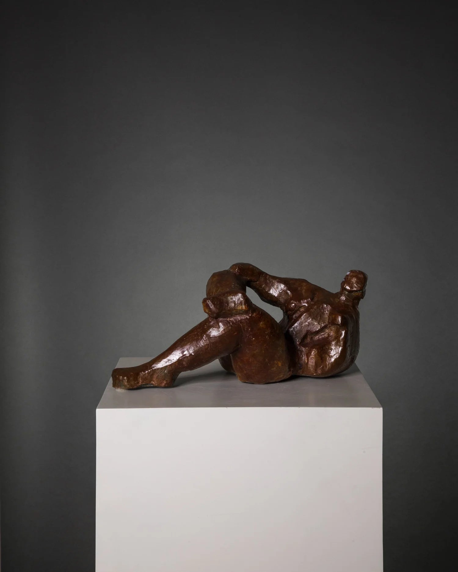 Male In Repose, Bronze