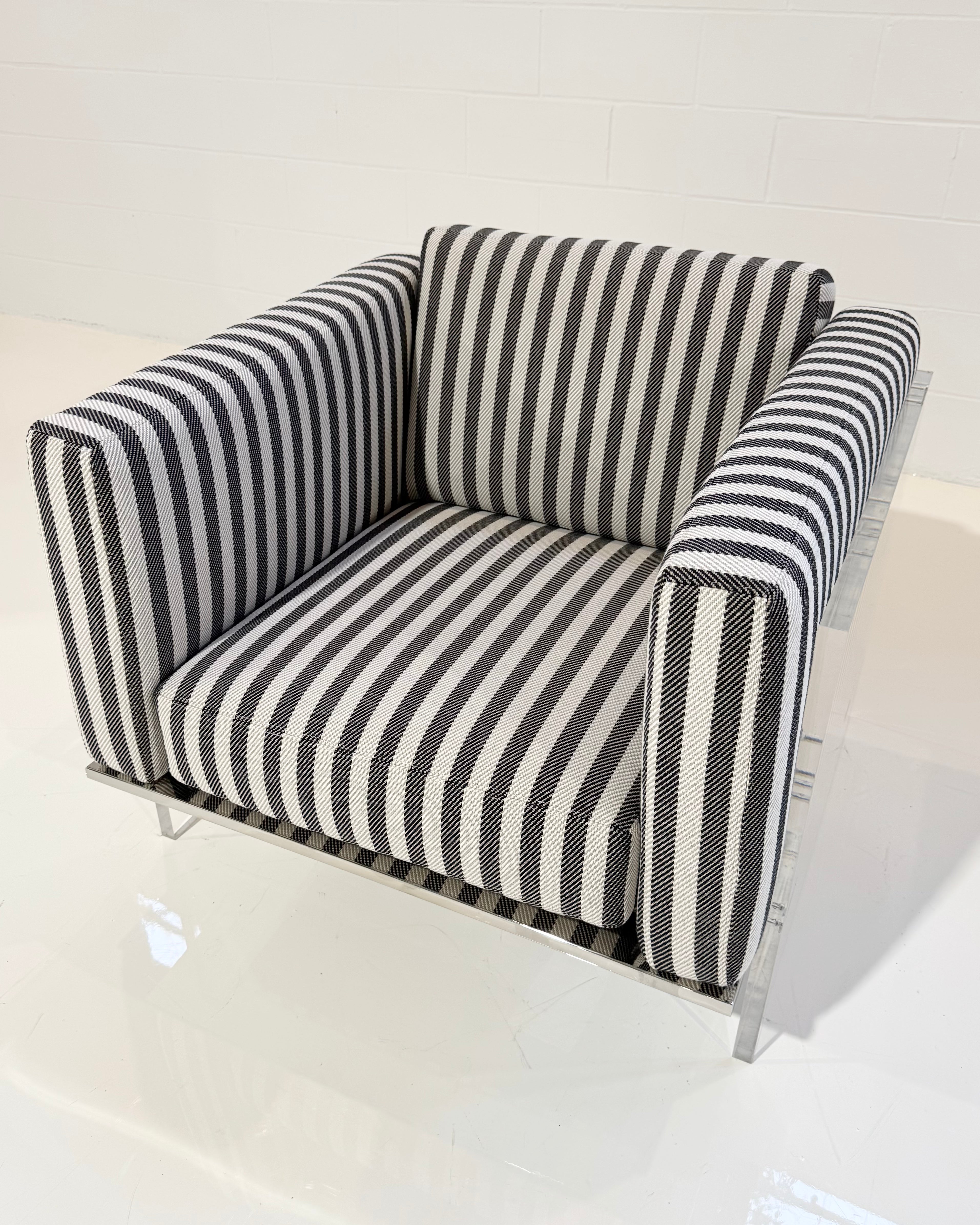 Get Smart Lounge Chair in Dedar 'Voulez Vous'