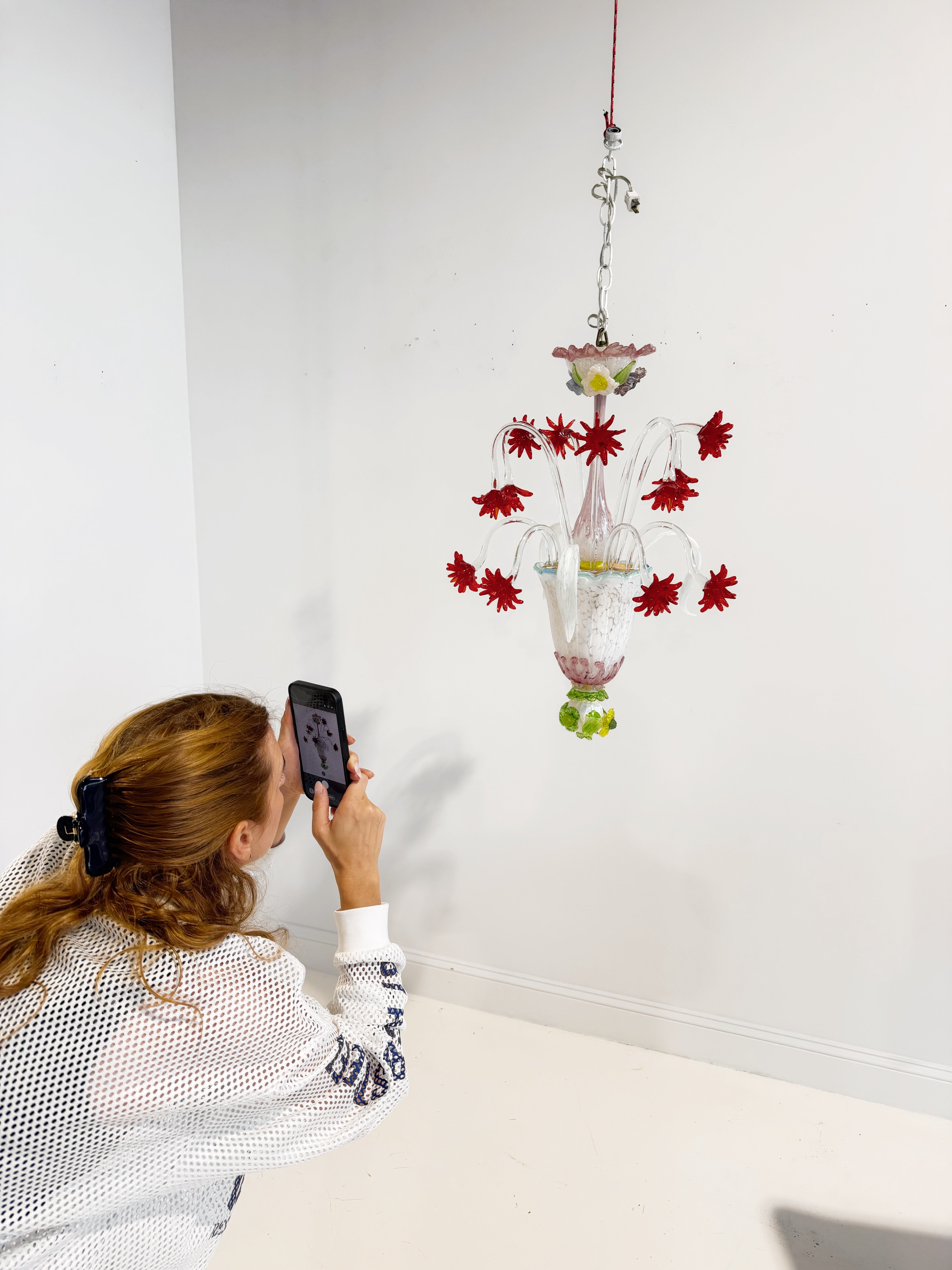 Vintage Murano Glass Chandelier