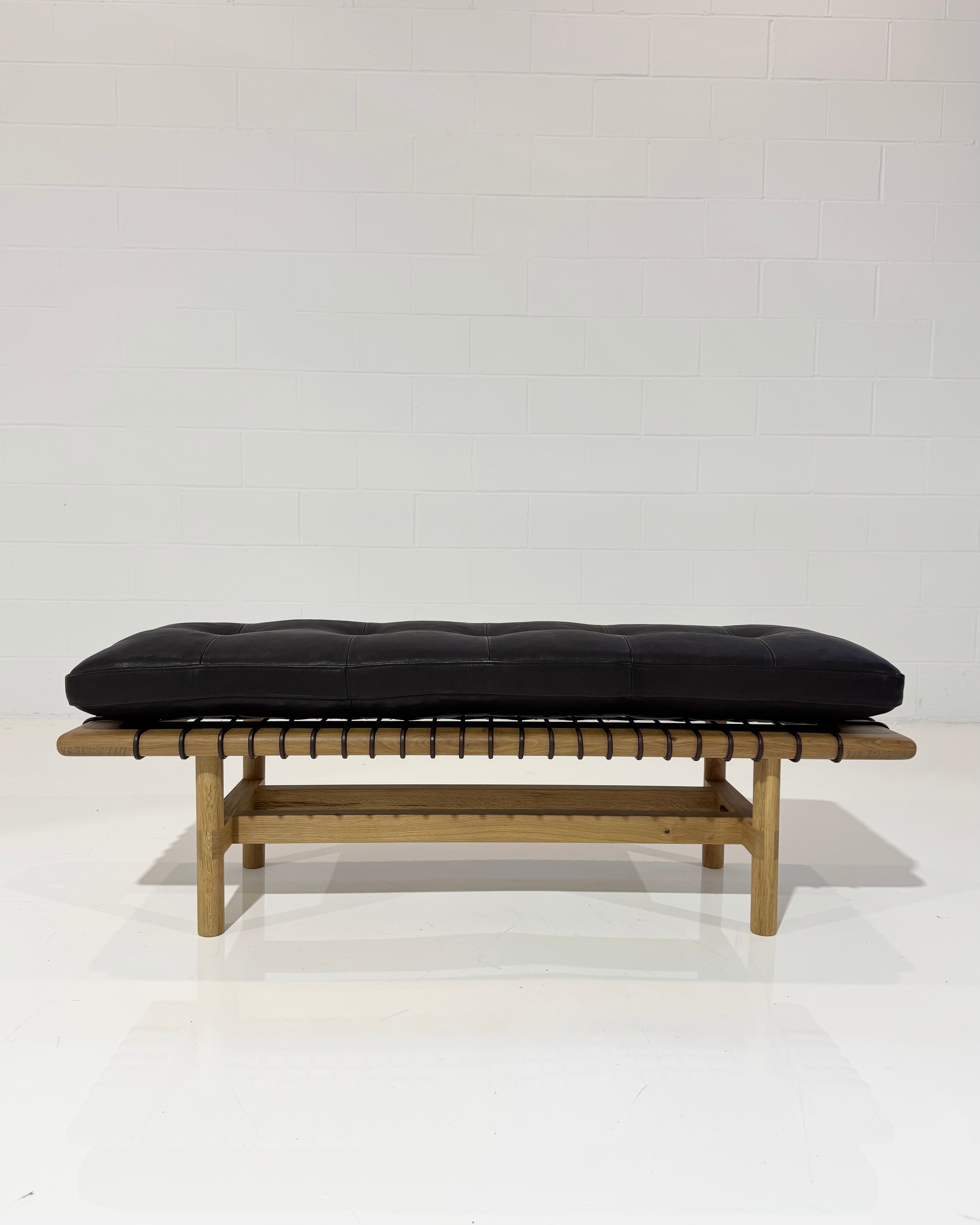 Mini Mesa Daybed in Deer Suede Leather