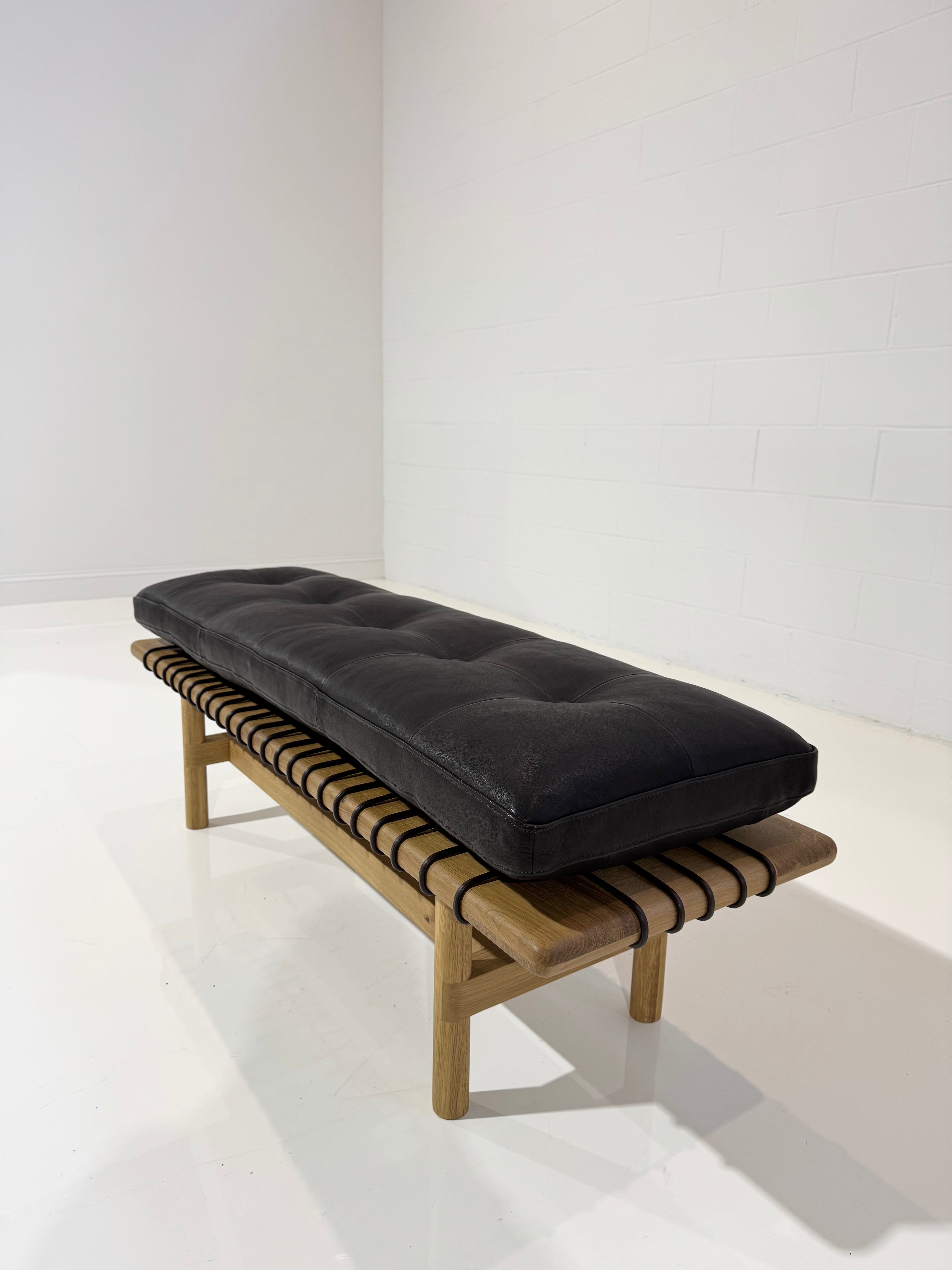 Mini Mesa Daybed in Deer Suede Leather