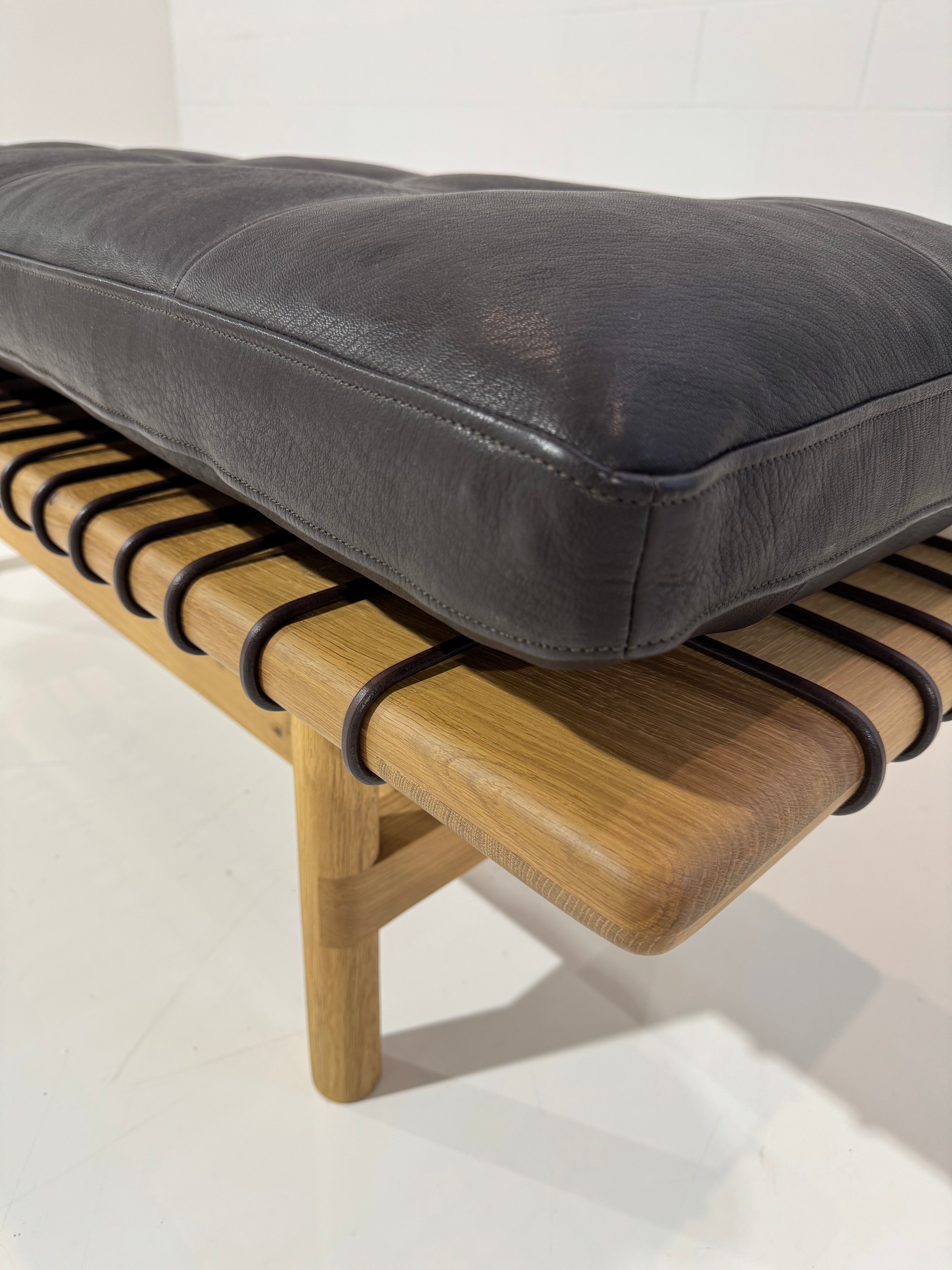 Mini Mesa Daybed in Deer Suede Leather