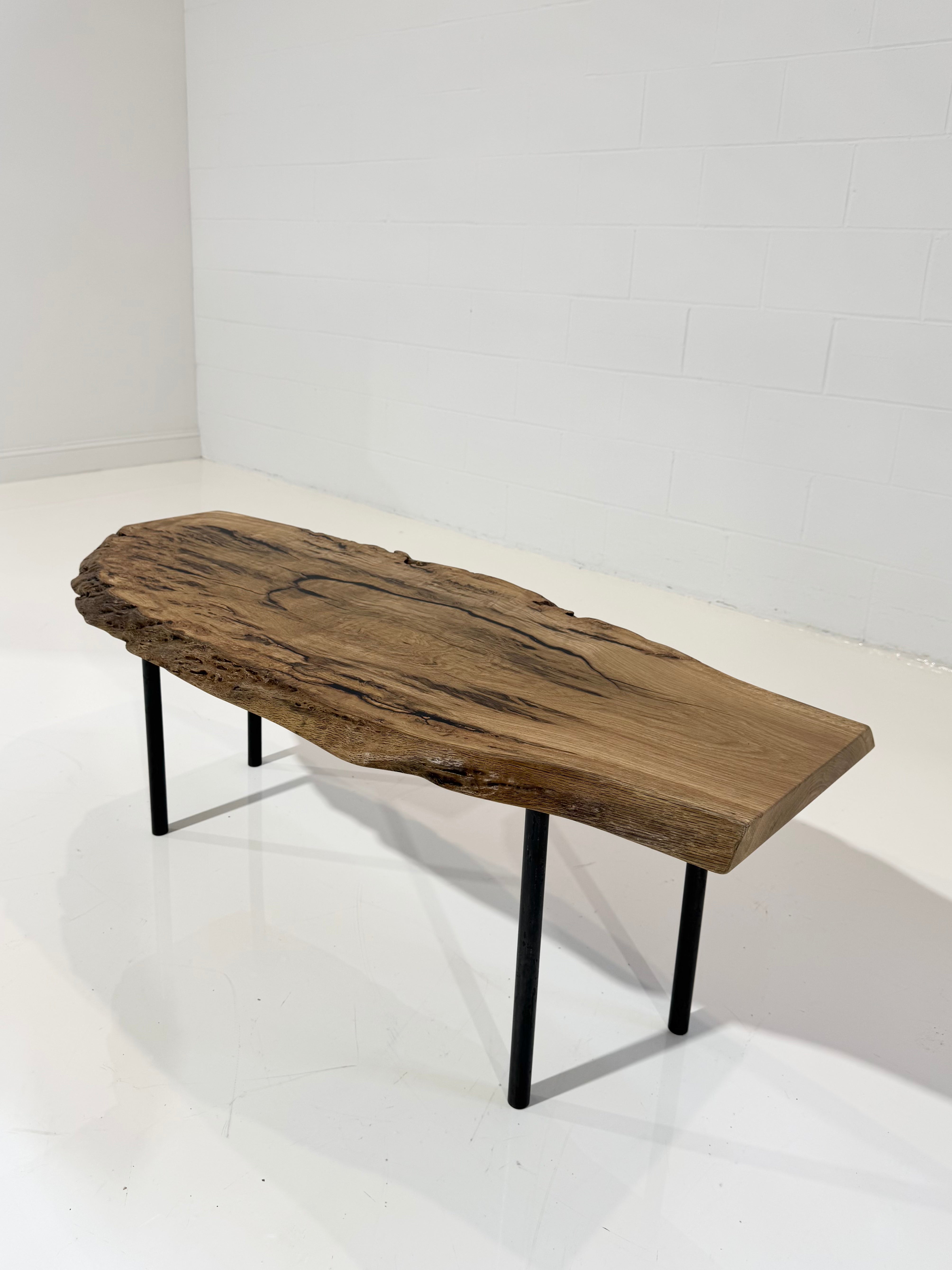 Oak Burl Coffee Table