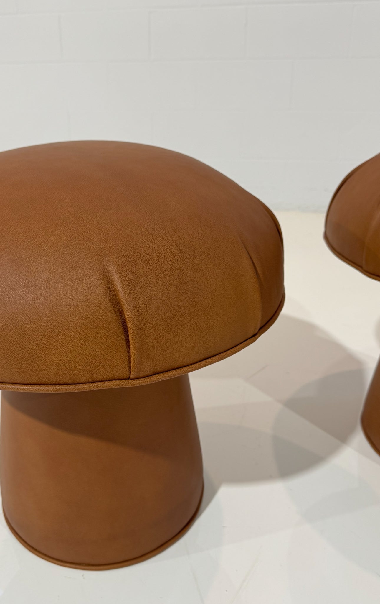 The Forsyth Mushroom Pouf in Howe London Goatskin