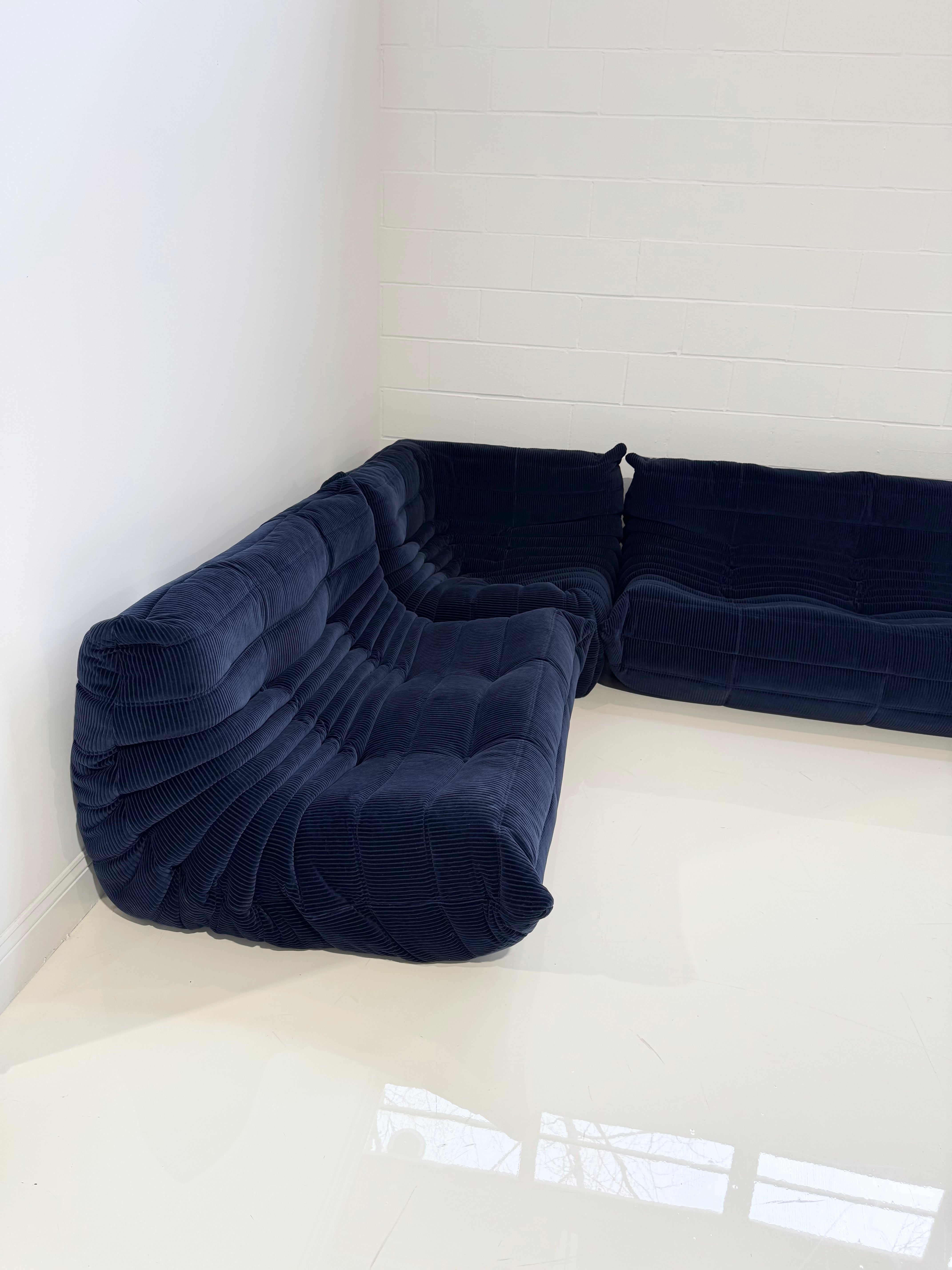 Togo® Sectional in Phlox by Raf Simons
