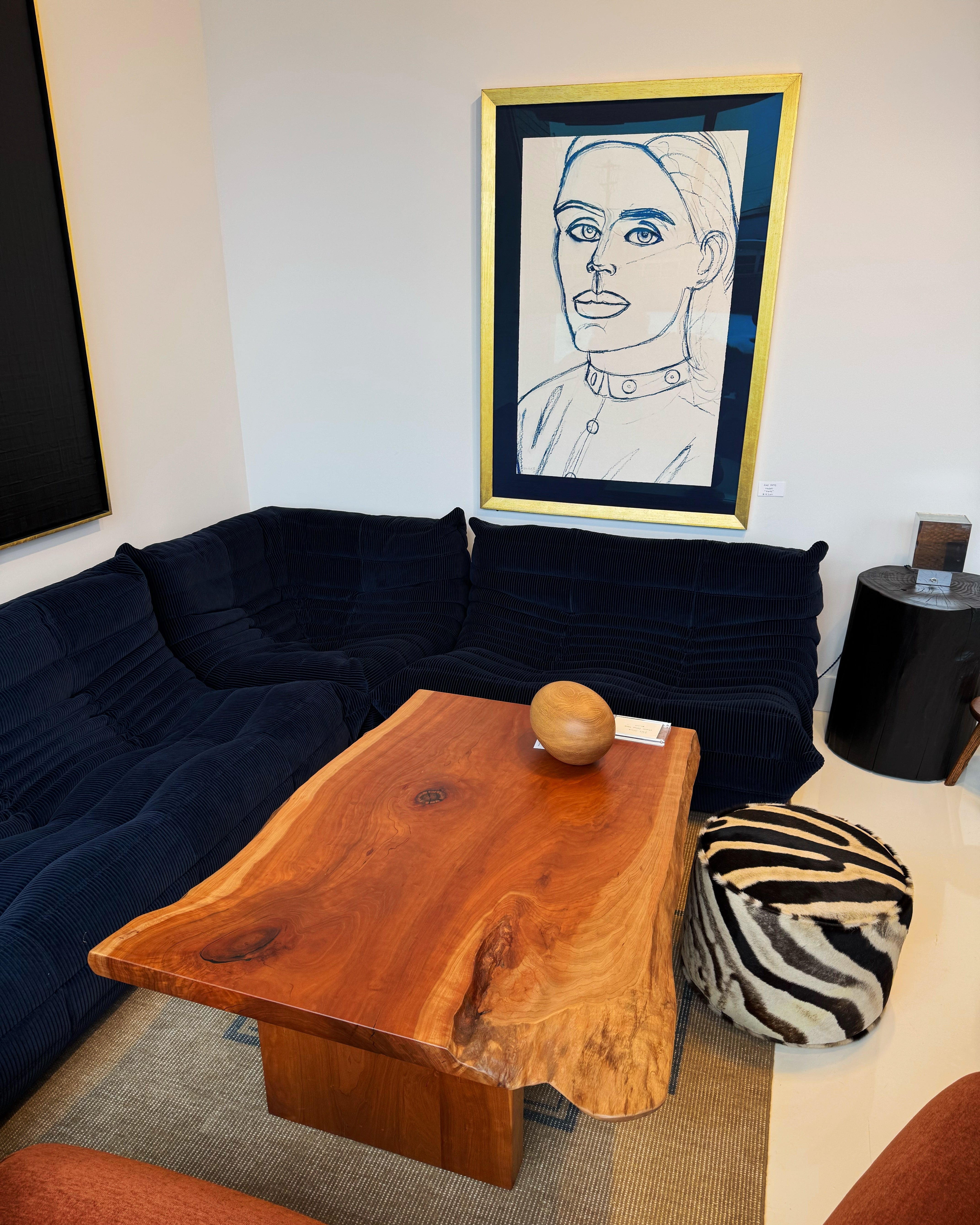 Togo® Sectional in Phlox by Raf Simons