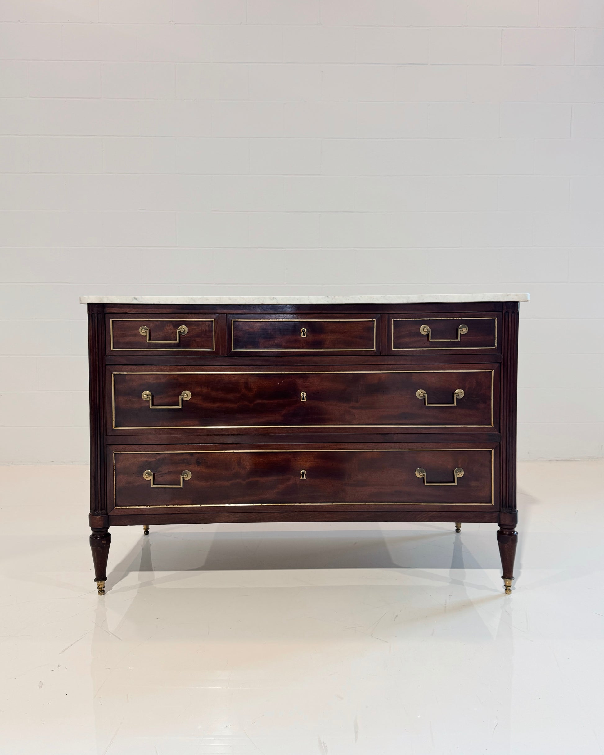 c. 1800 Louis XVI Mahogany Commode - FORSYTH