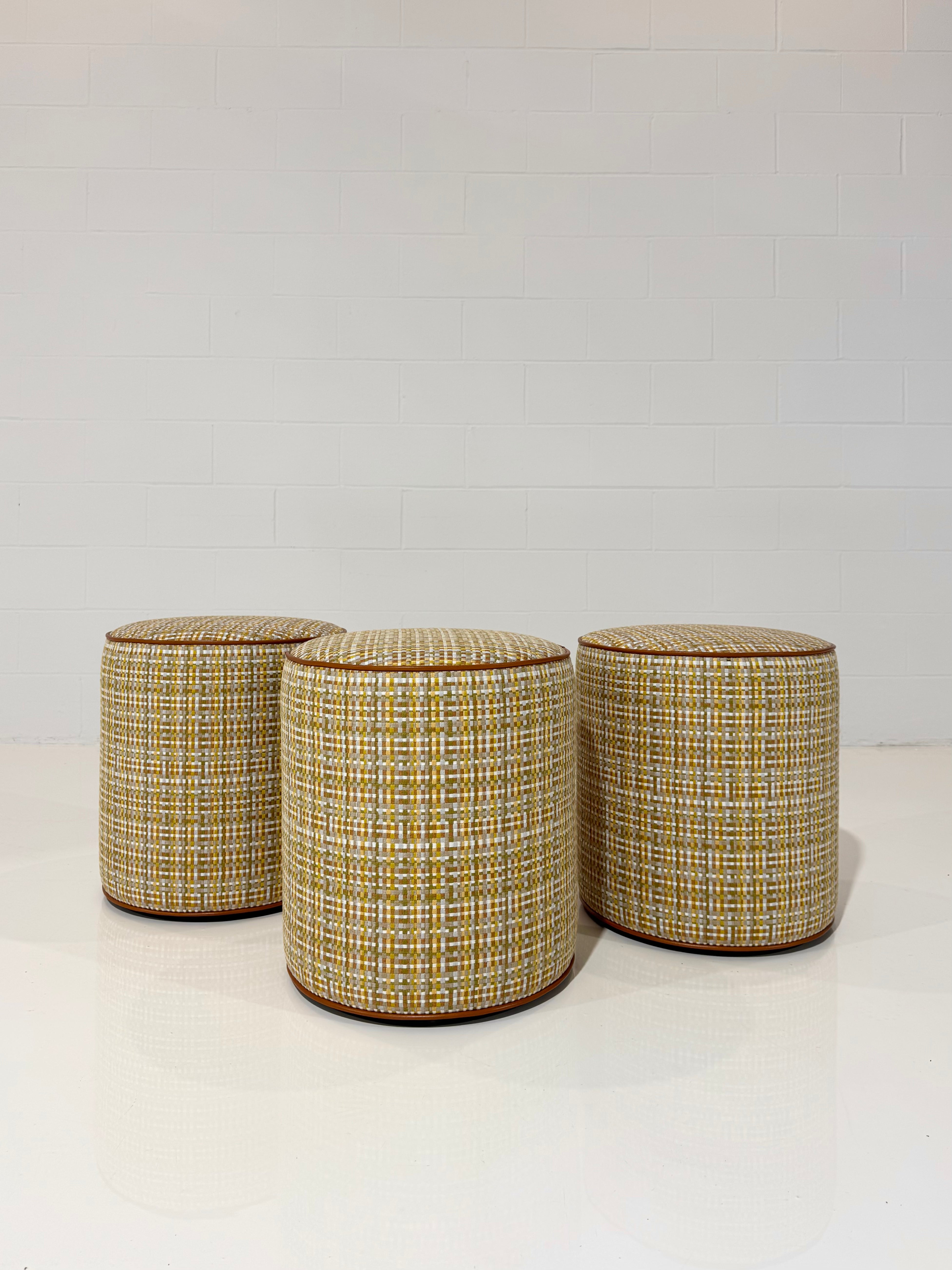 The Forsyth Drum Stool, Choose Your Fabric