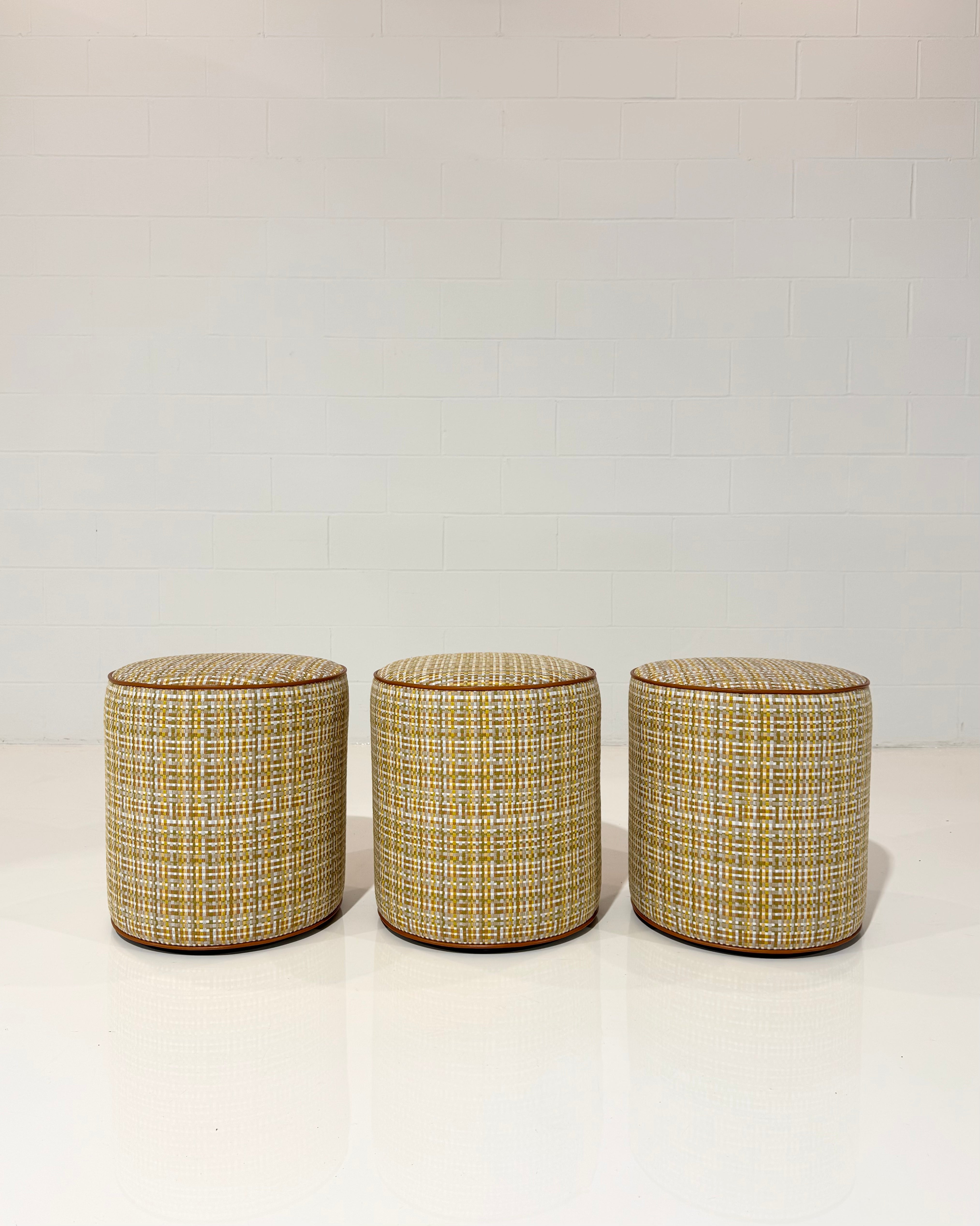 The Forsyth Drum Stool, Choose Your Fabric