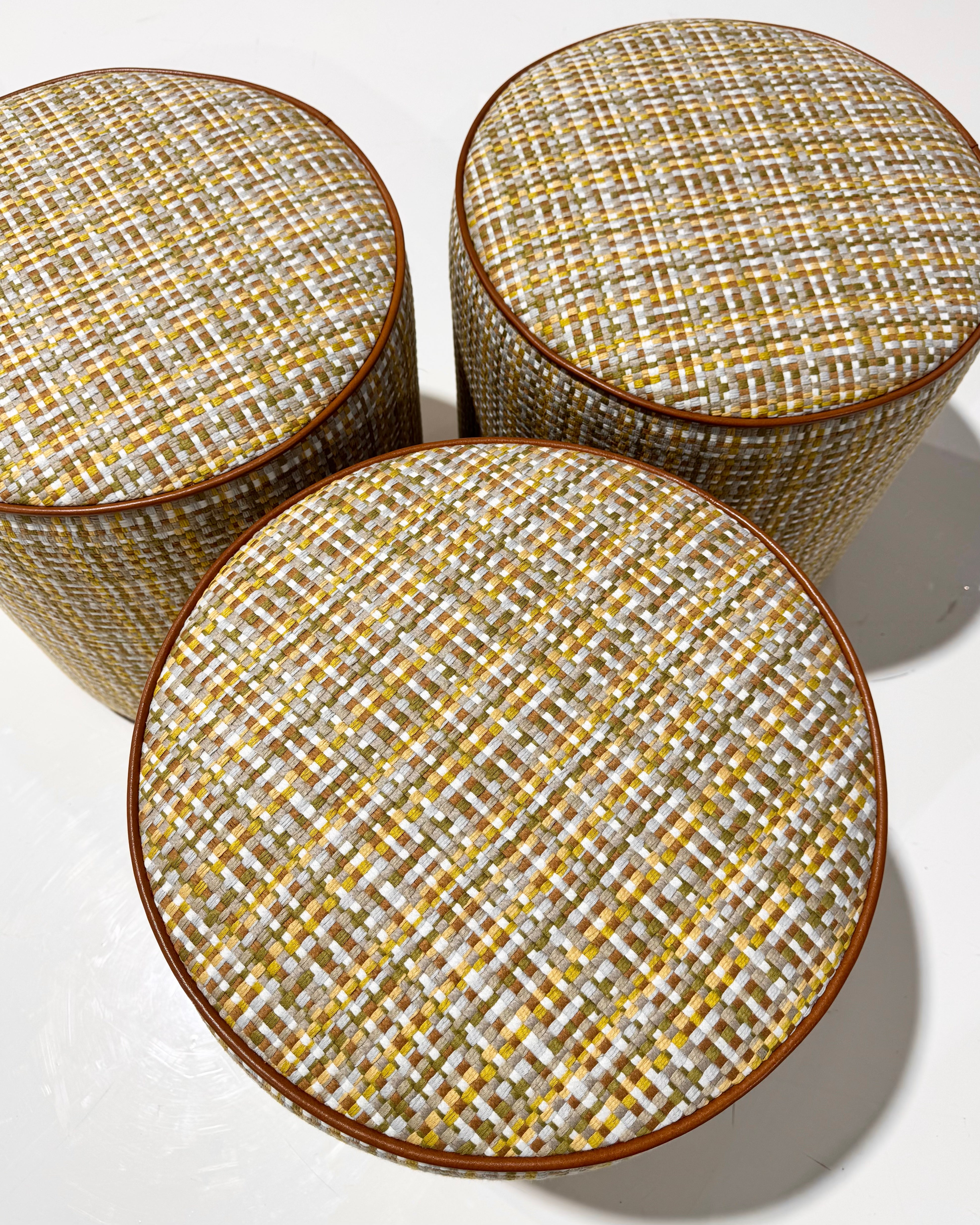 The Forsyth Drum Stool, Choose Your Fabric