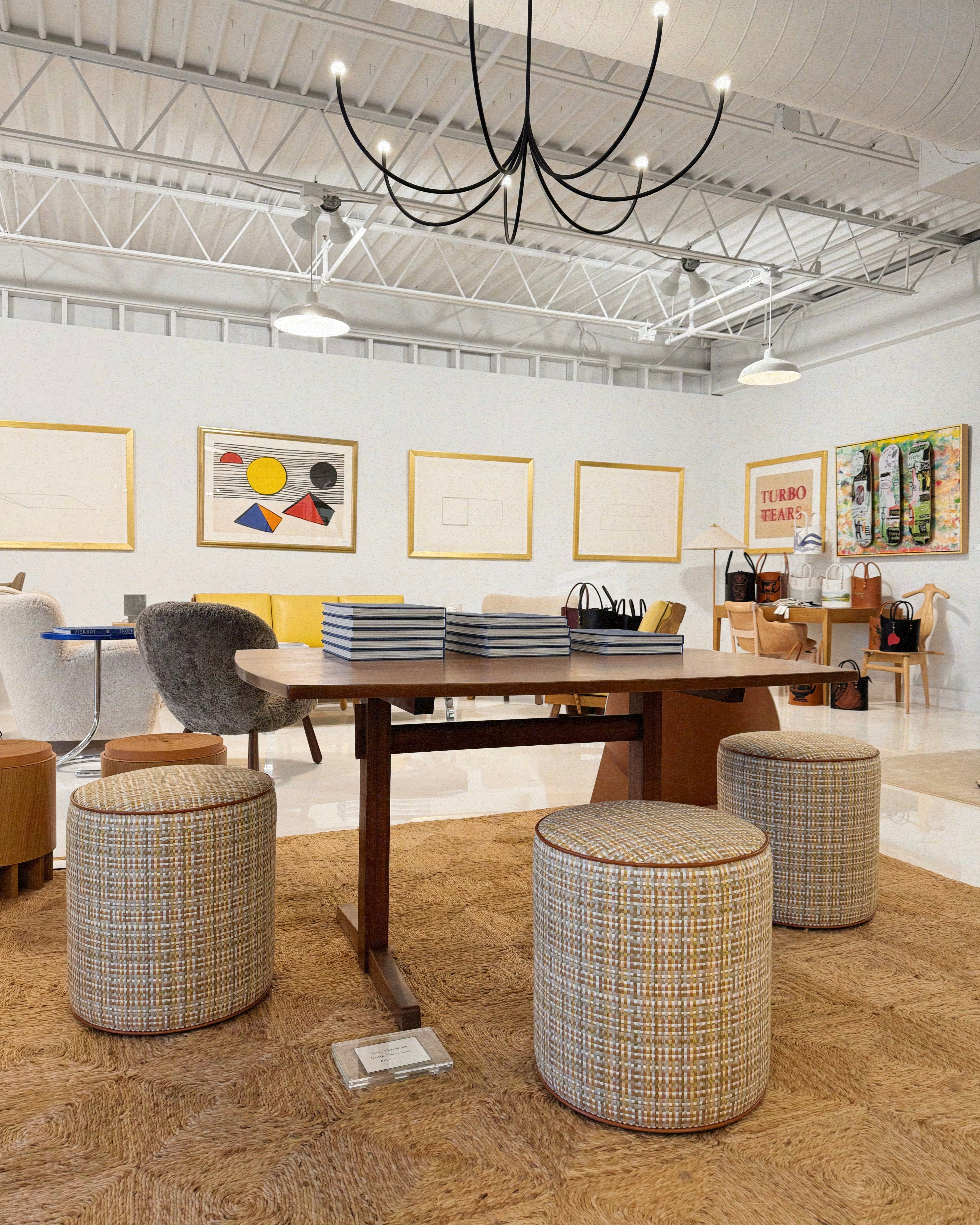 The Forsyth Drum Stool, Choose Your Fabric