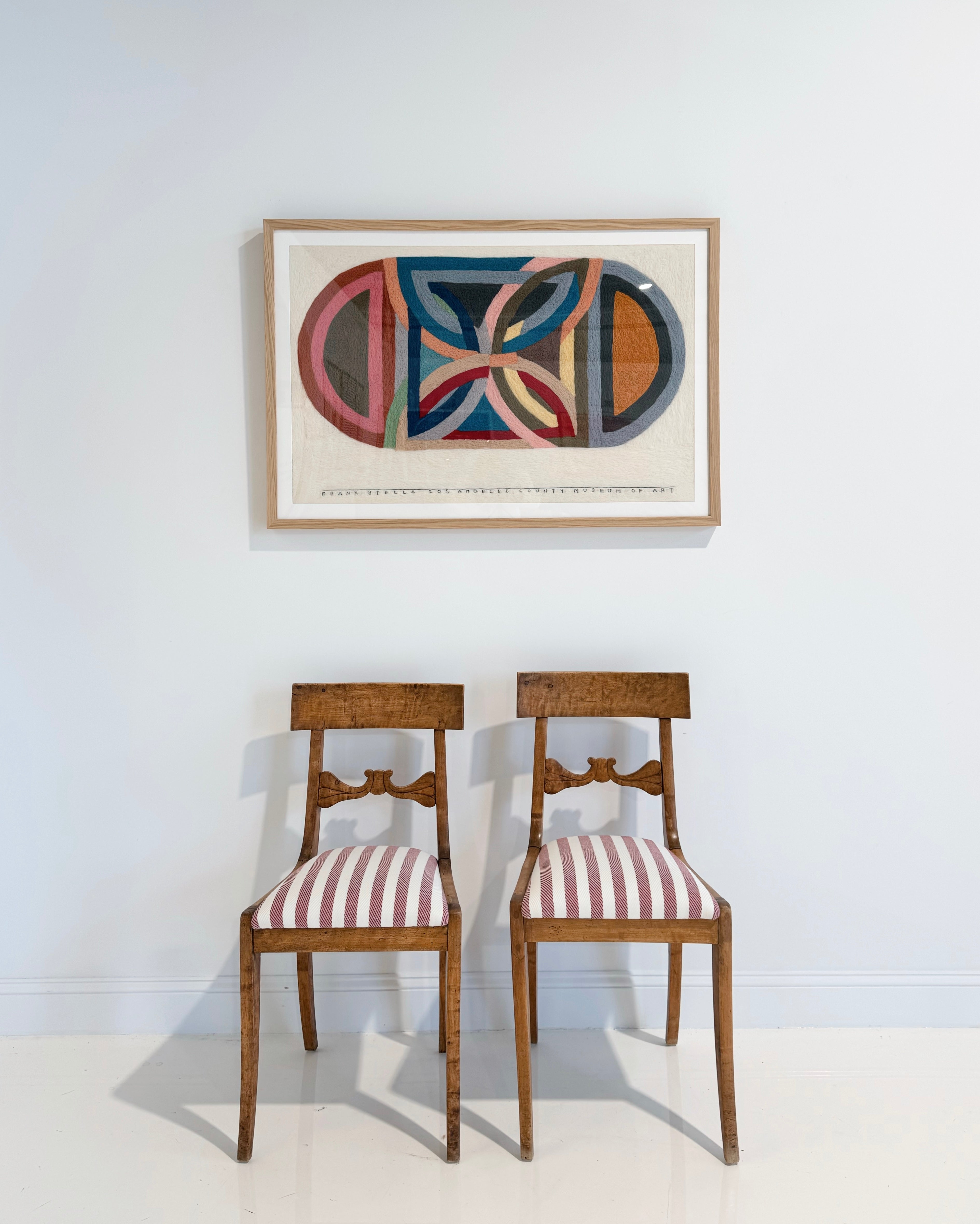 Antique 19th Century Biedermeier Side Chairs in Attersee, Pair