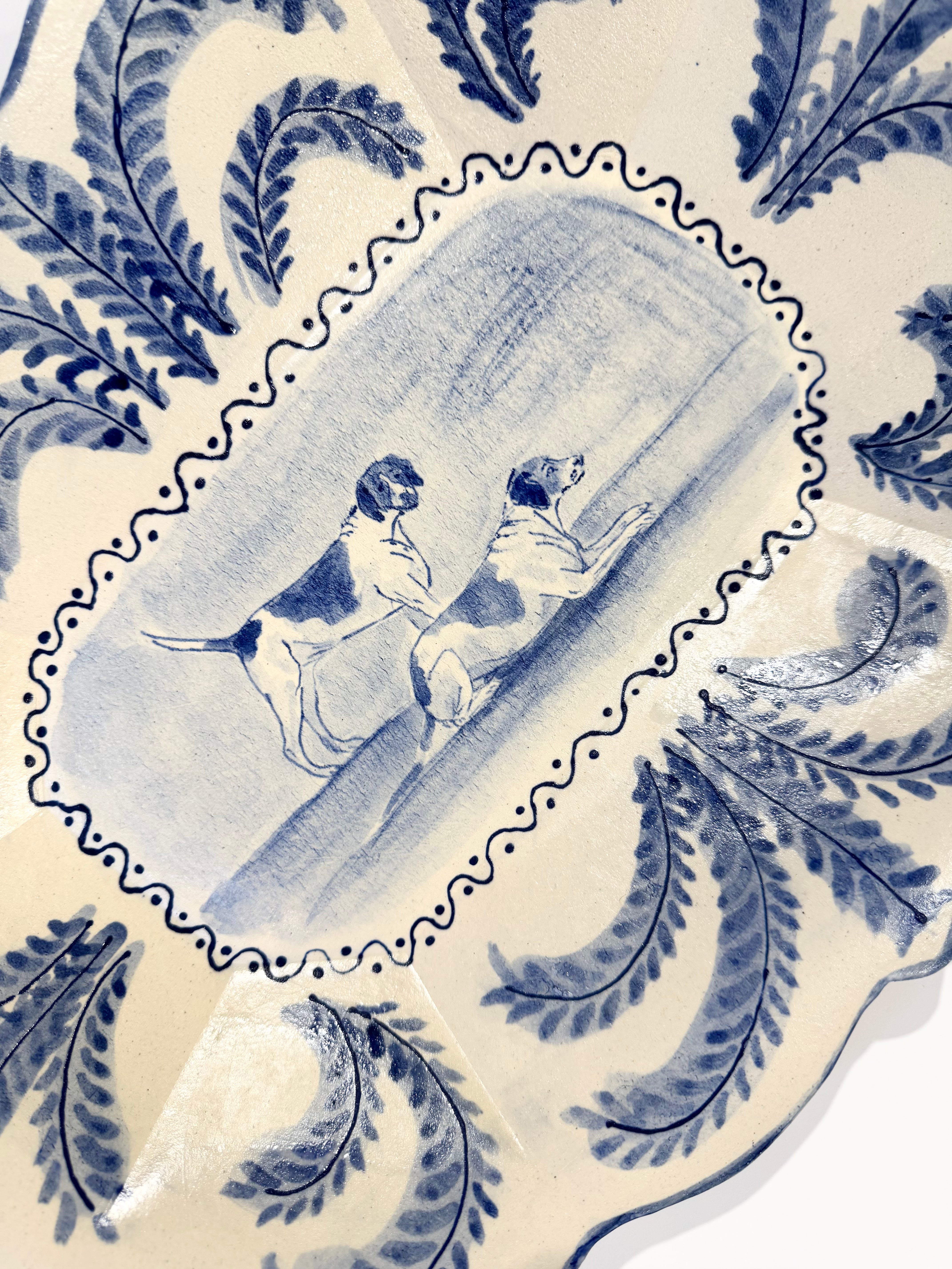 Hound Couple Platter