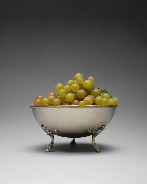 Silver Alpaca Footed Bowl