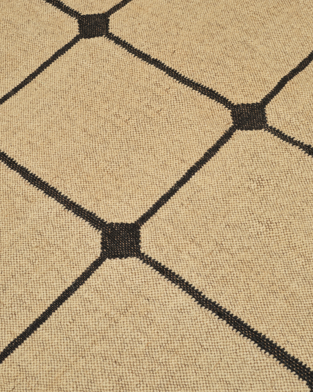 Checker Tile Rug The Checkerboard Rug - Tile Checks in Off Black – FORSYTH