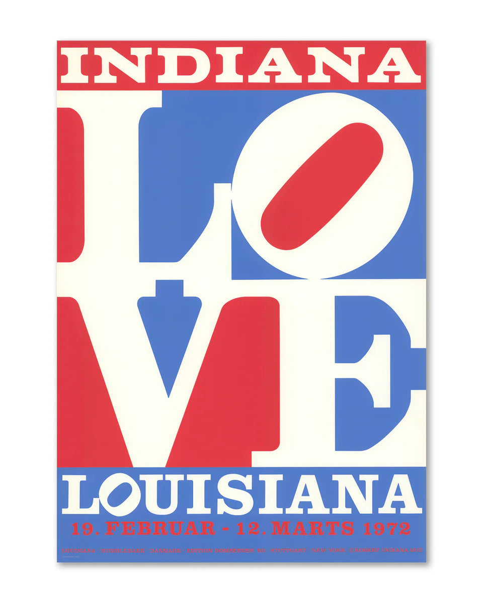 Robert Indiana – Anniversary Poster - Love (1972)