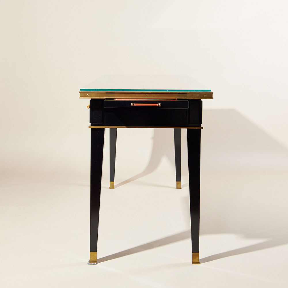 Firenze Desk - Black Lacquer