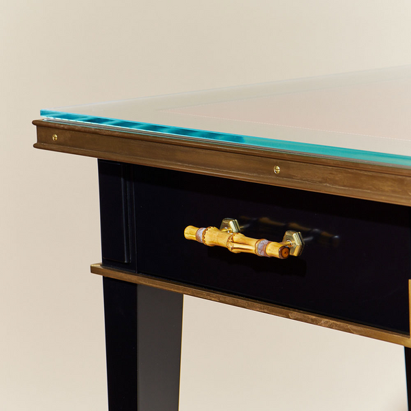 Firenze Desk - Black Lacquer
