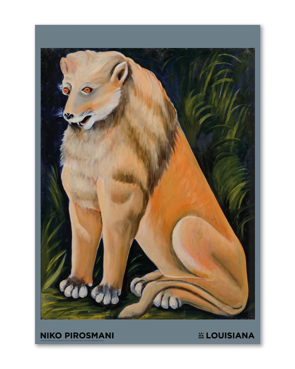 Niko Pirosmani – Yellow Lion Sejant
