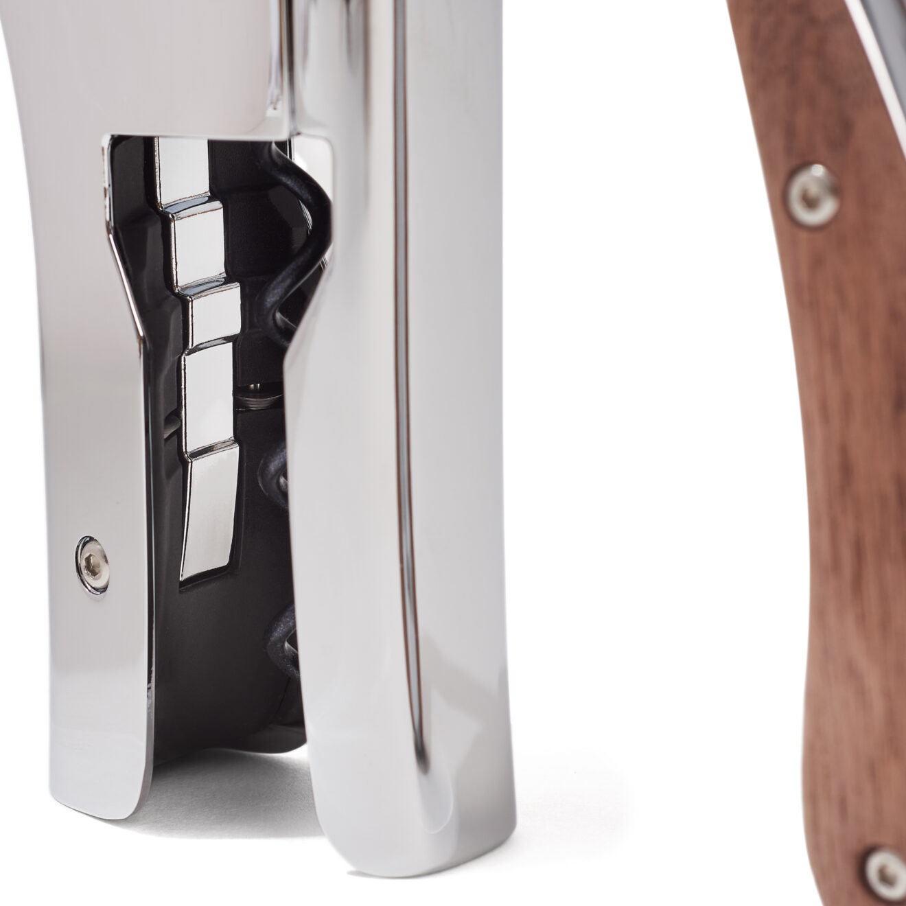 Oeno Motion Corkscrew - Silver & Wood