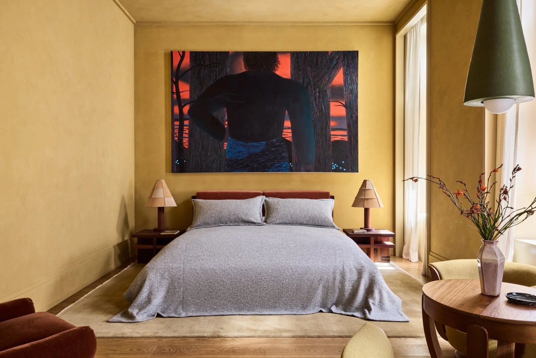 The Bouclé Bedcover, Chrome