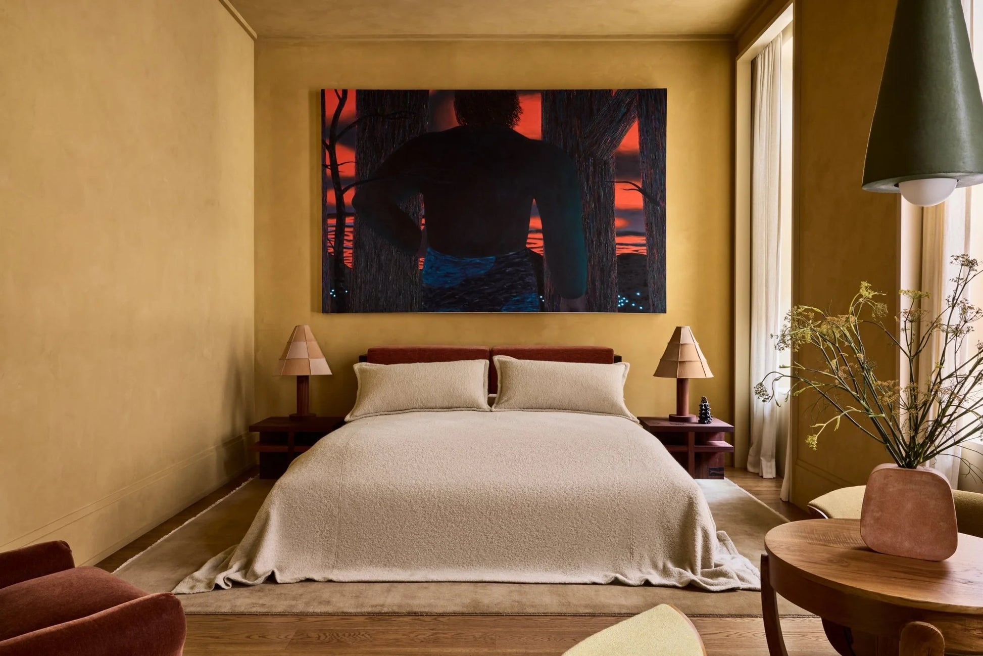 The Bouclé Bedcover, King/Cal King, Biscotti - FORSYTH