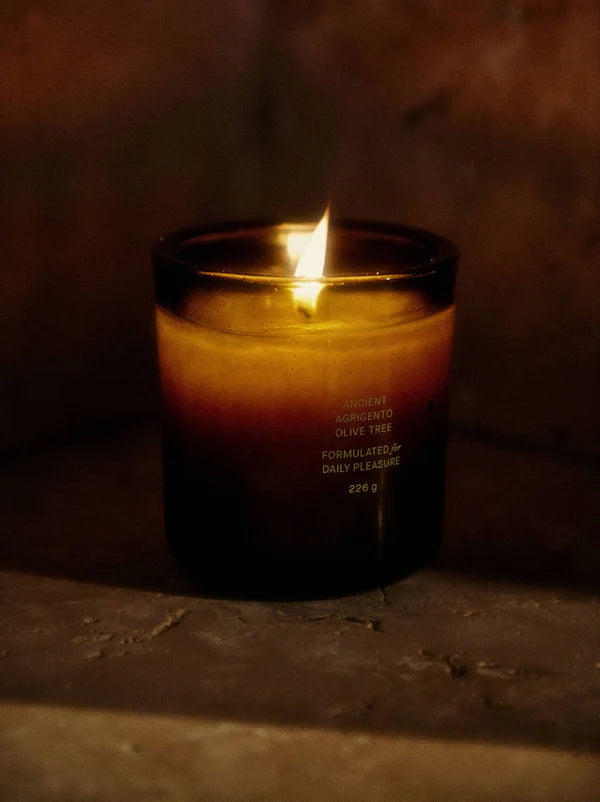 Ancient Agrigento Olive Tree Candle