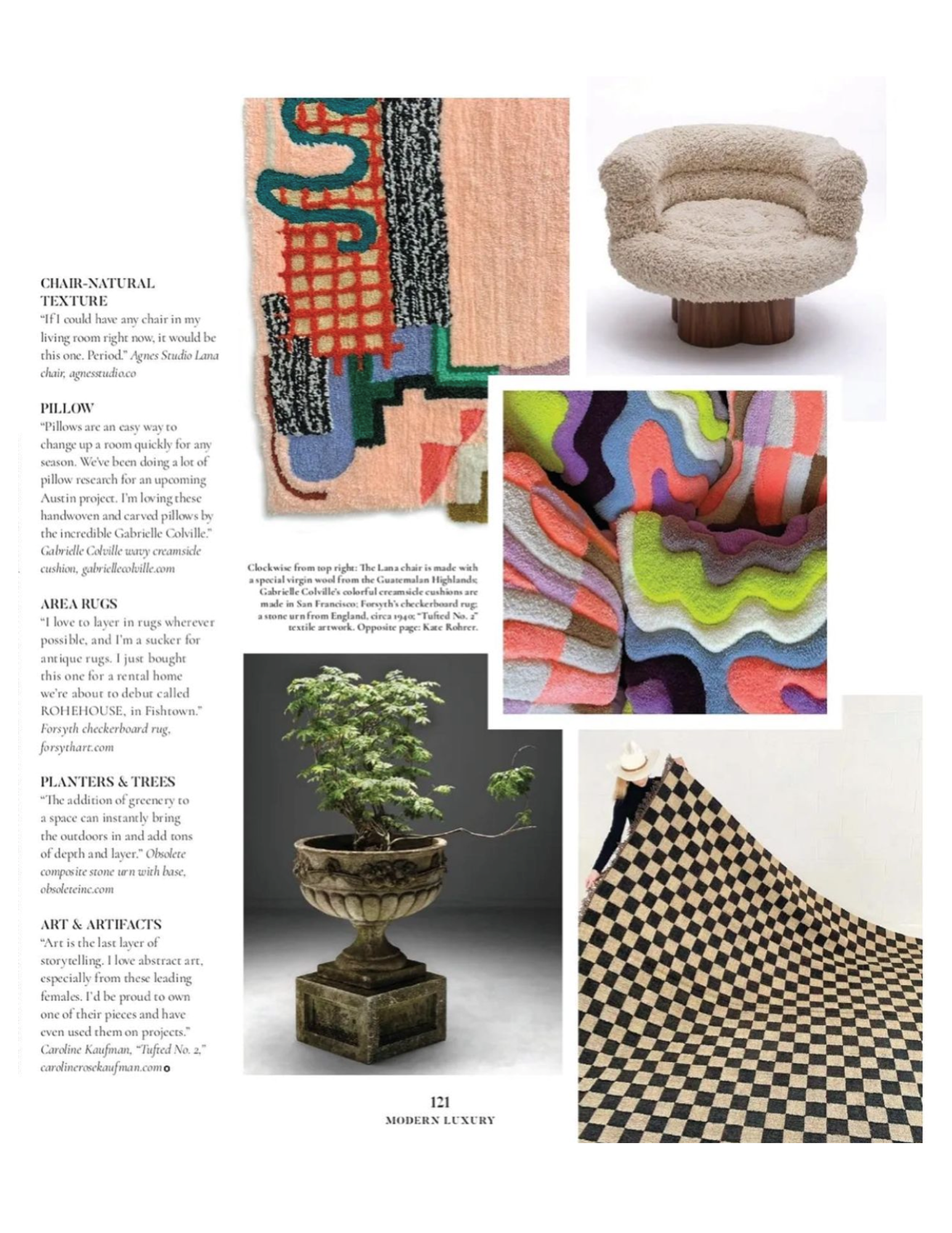 <p>The Checkerboard Rug as seen in Katie Rohrers' Must Haves this season.</p>