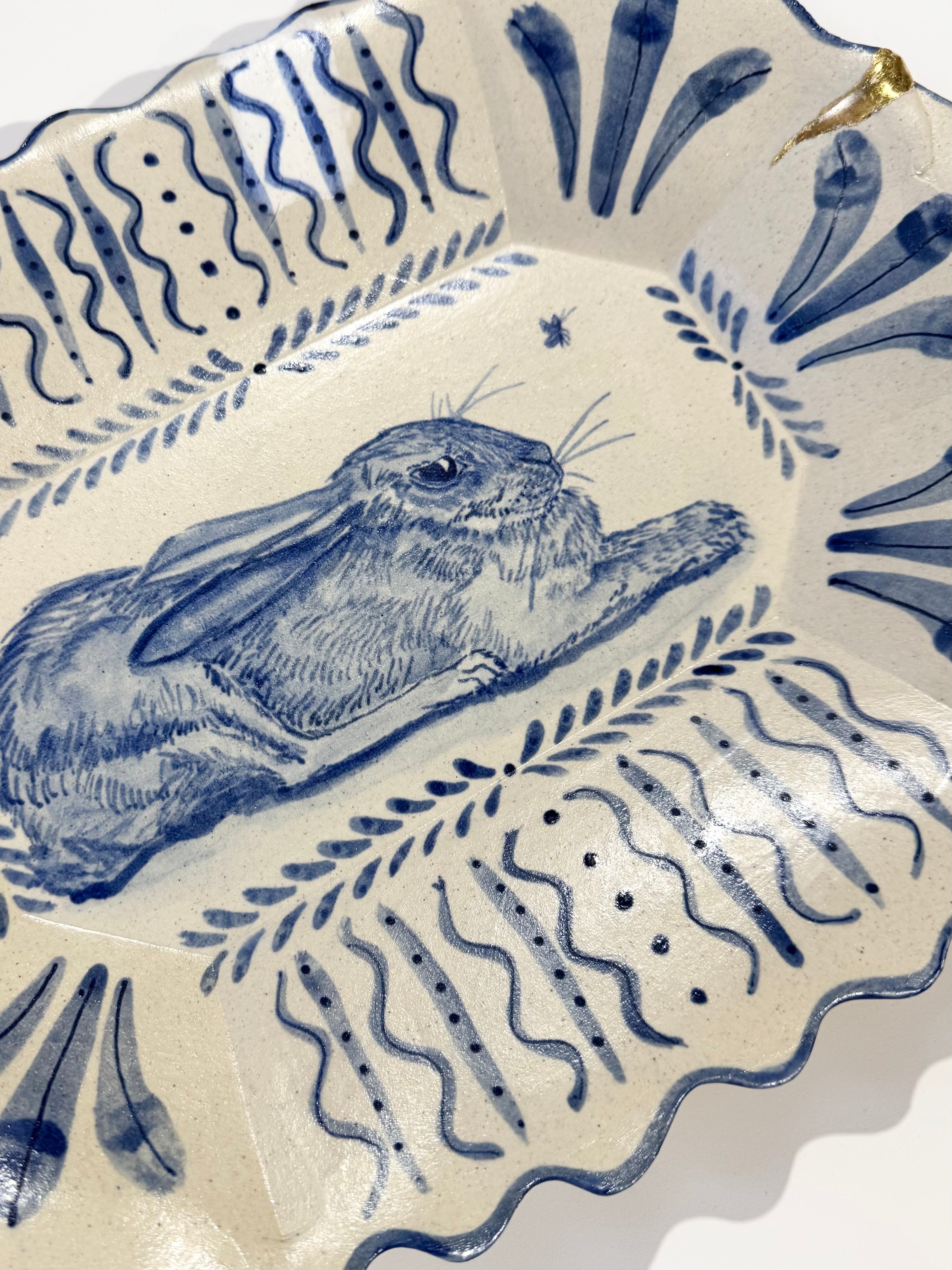 Hare in Repose Platter
