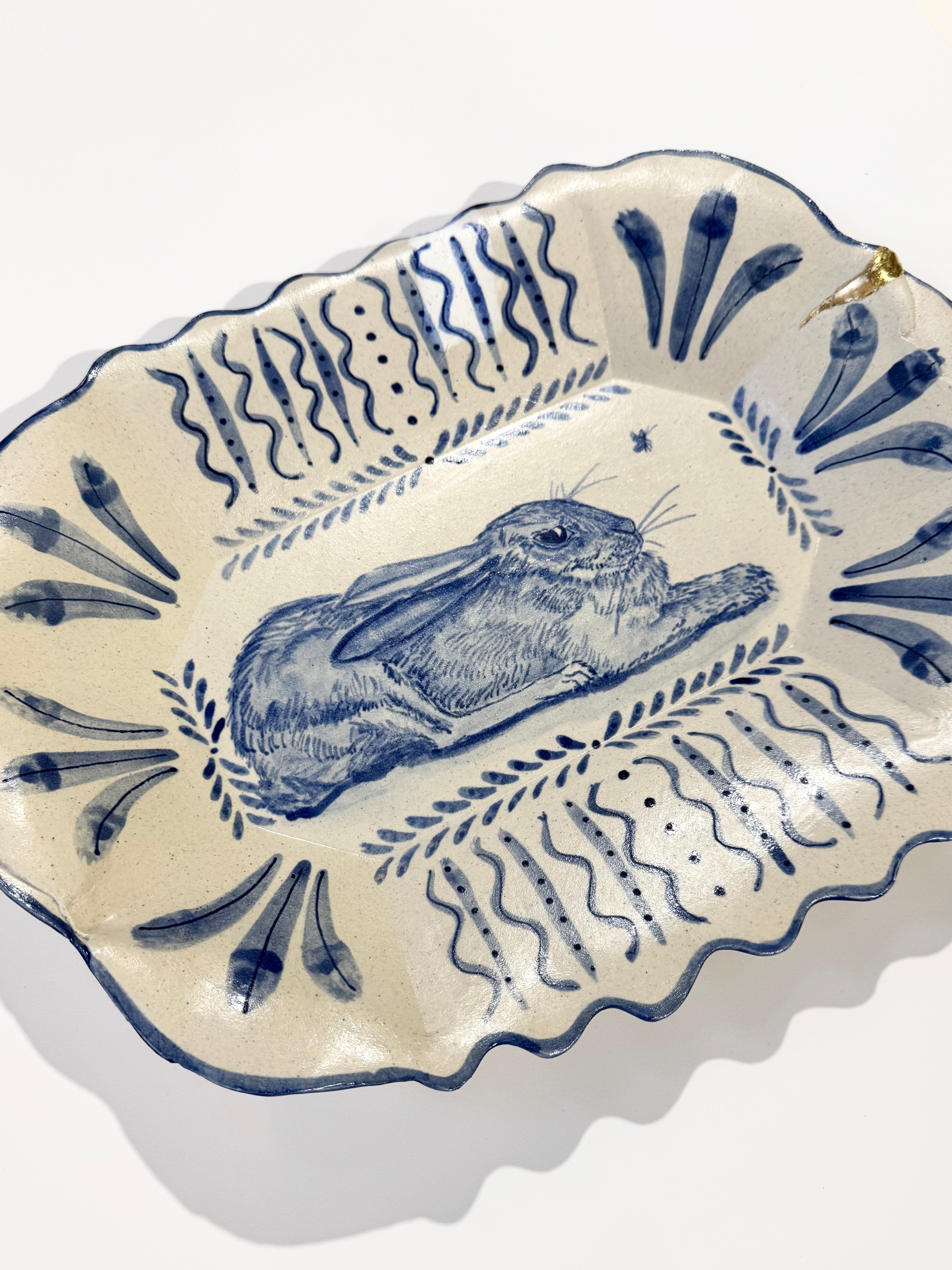 Hare in Repose Platter