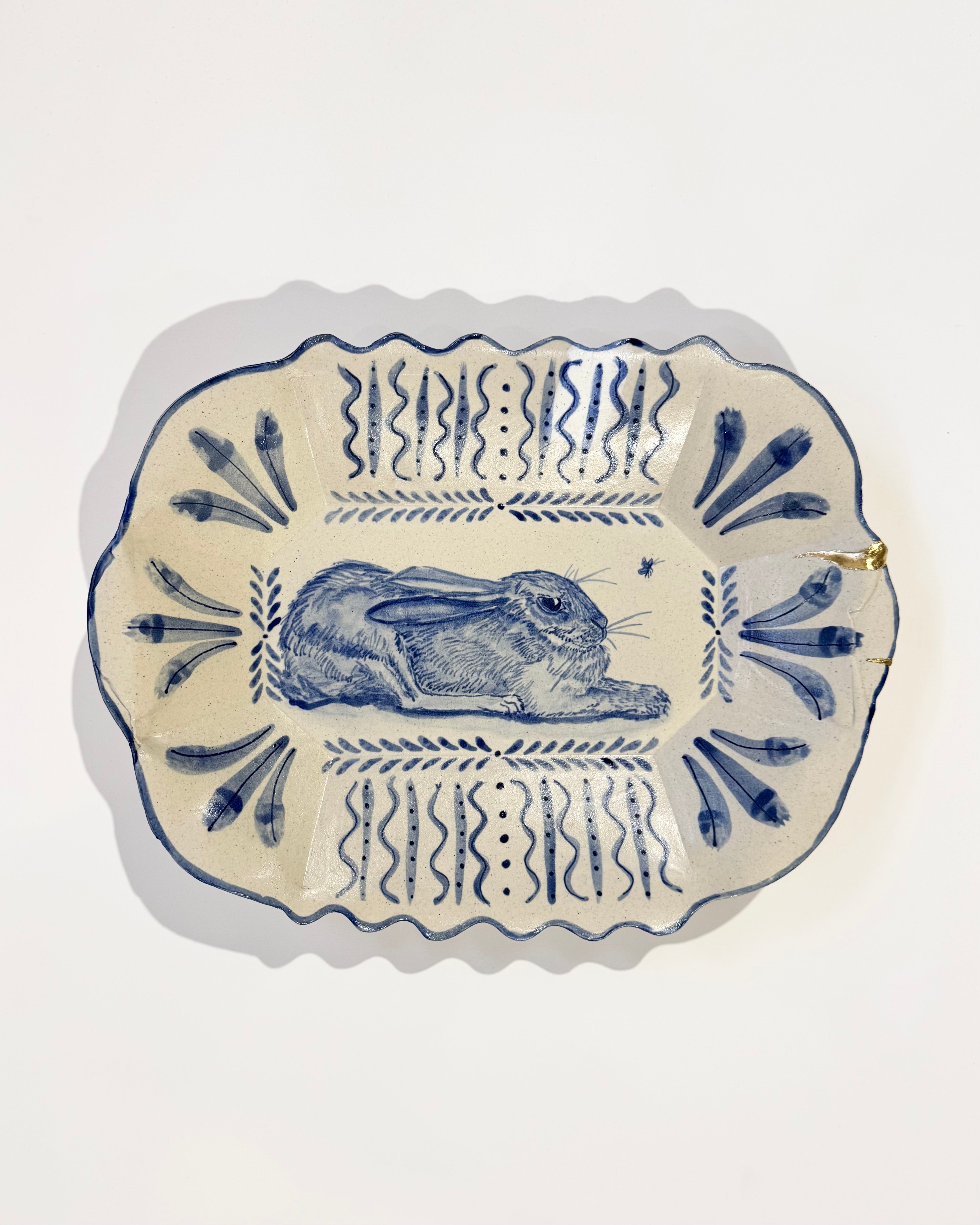 Hare in Repose Platter