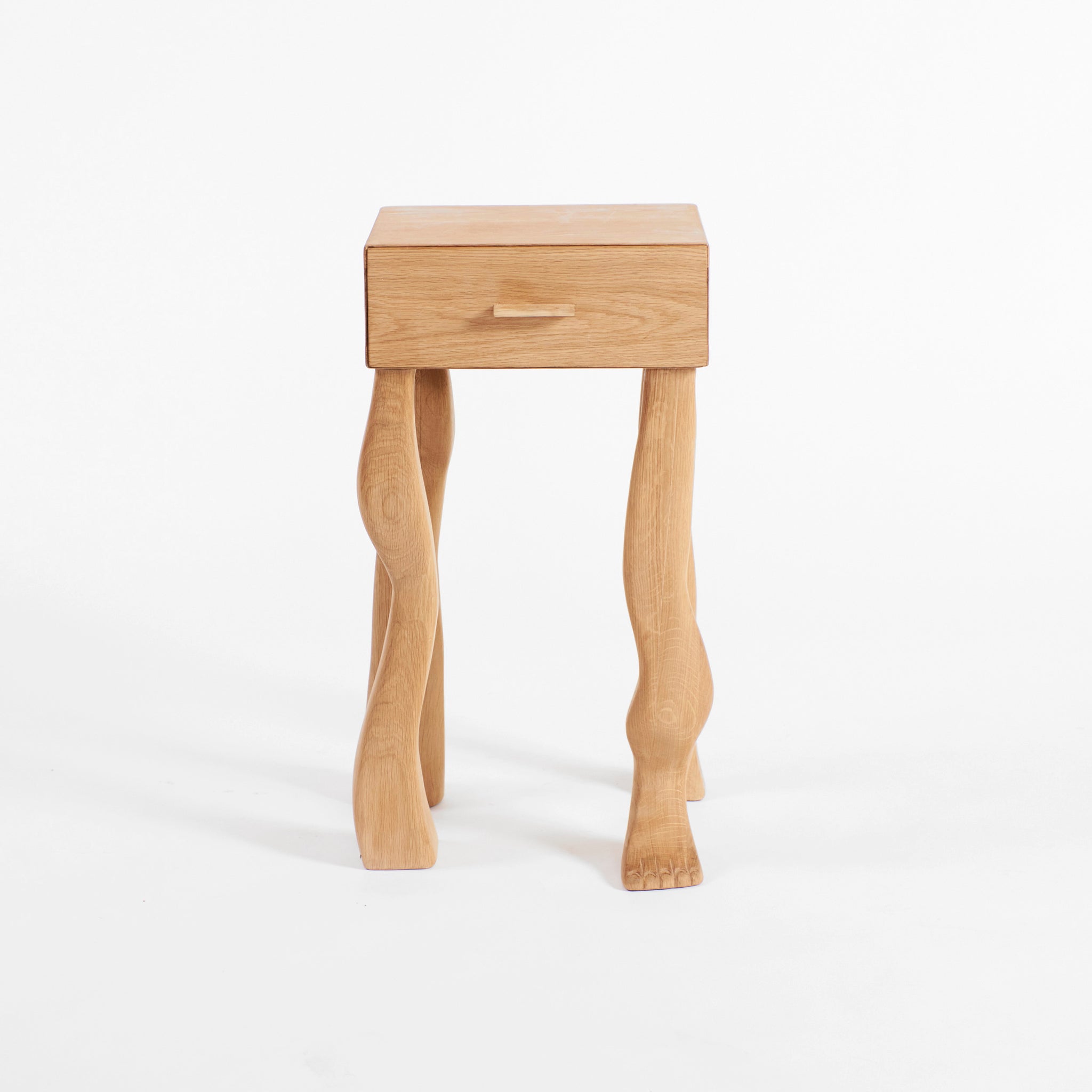 Foot Side Table in Oak