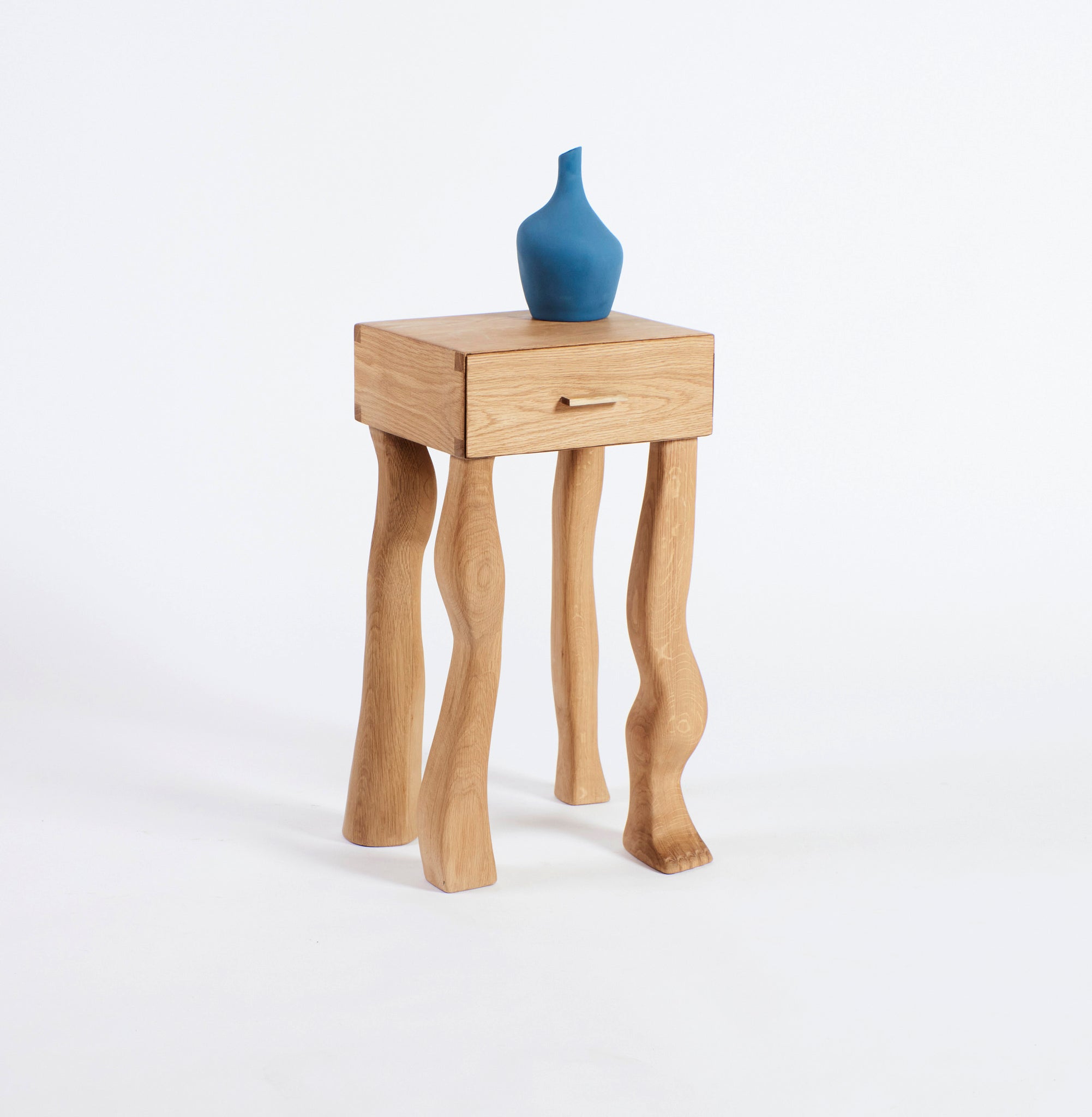 Foot Side Table in Oak