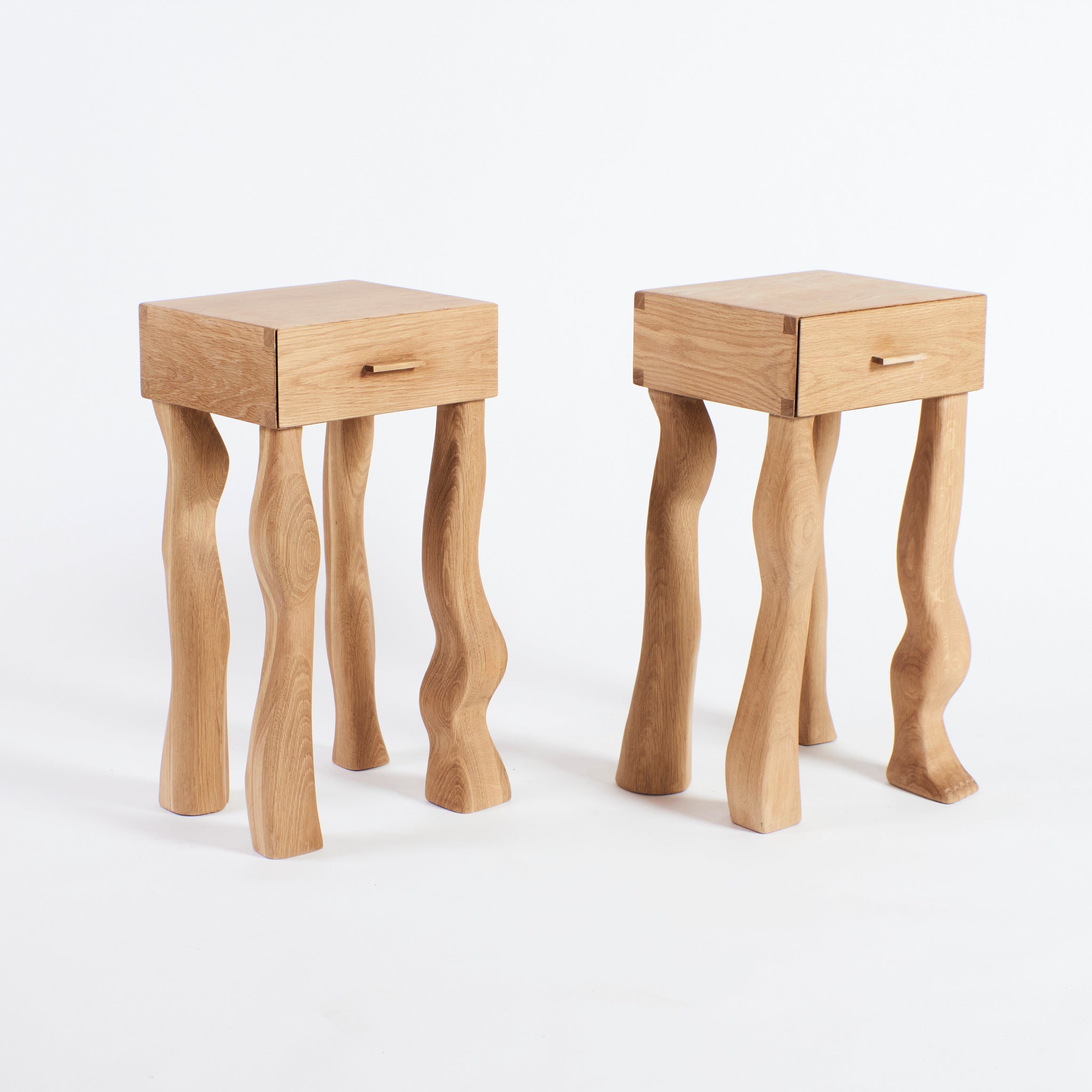 Foot Side Table in Oak