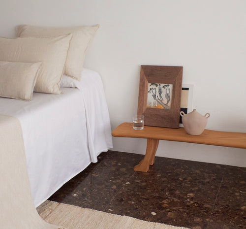 Foot Bench in Oak