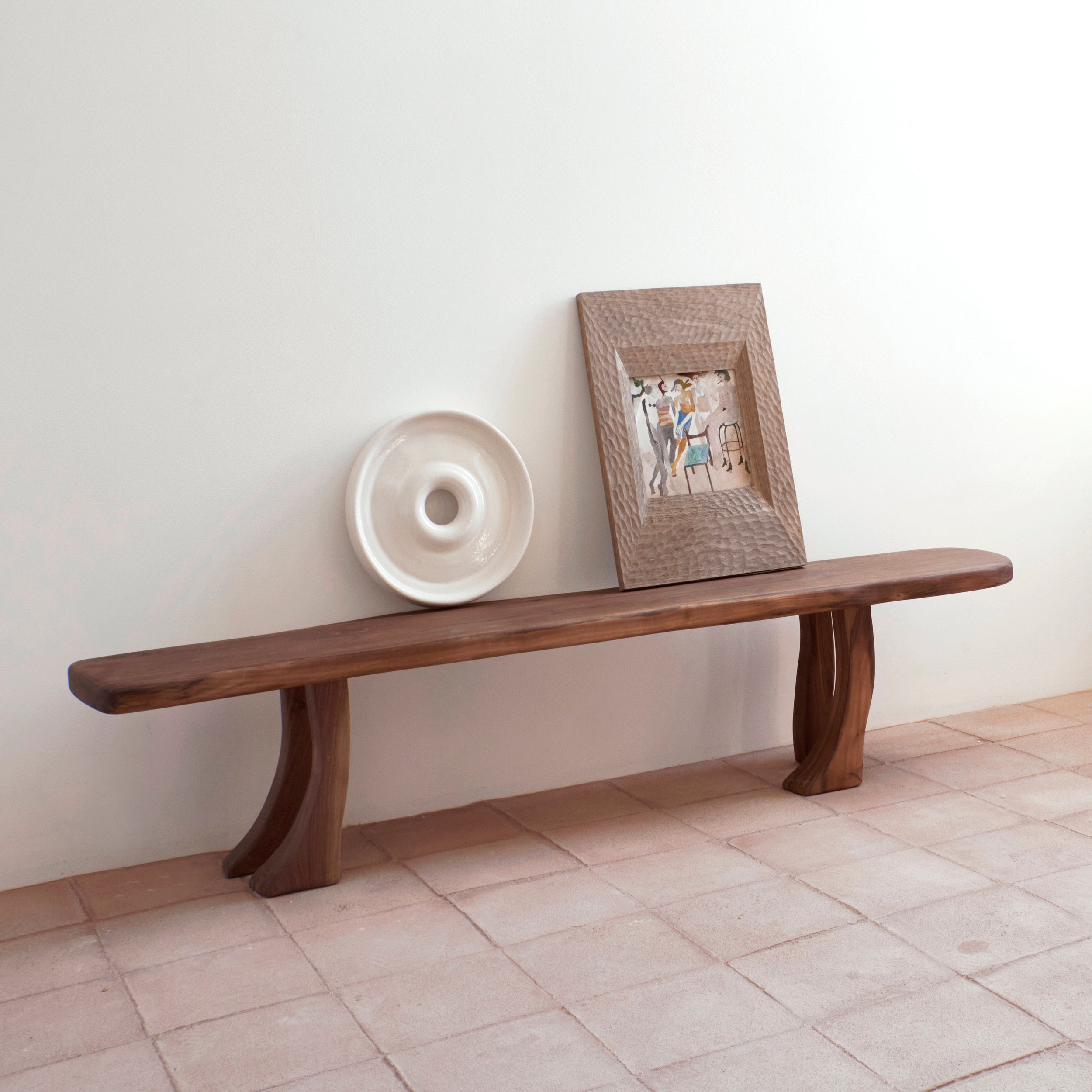 Foot Bench in Walnut