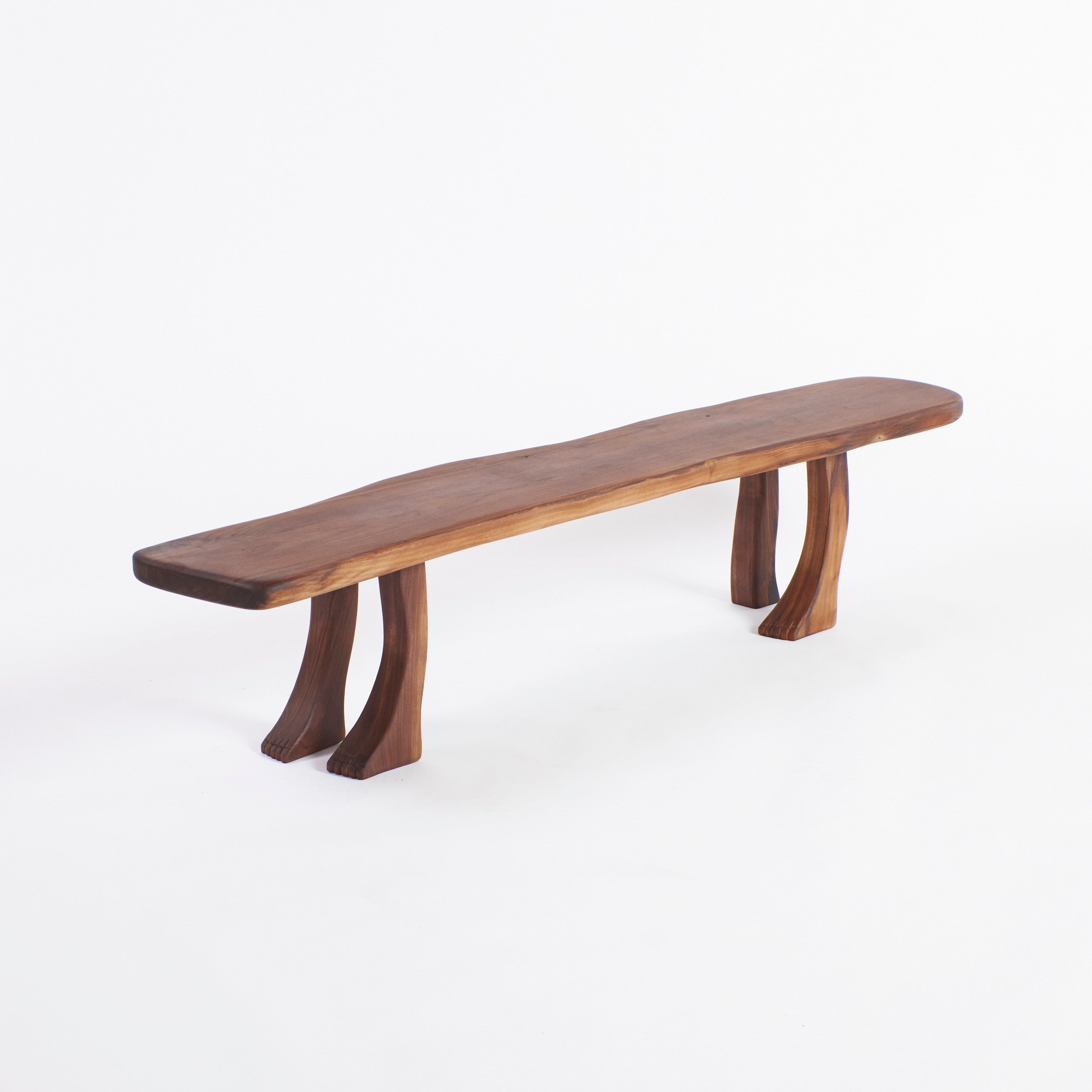 Foot Bench in Walnut