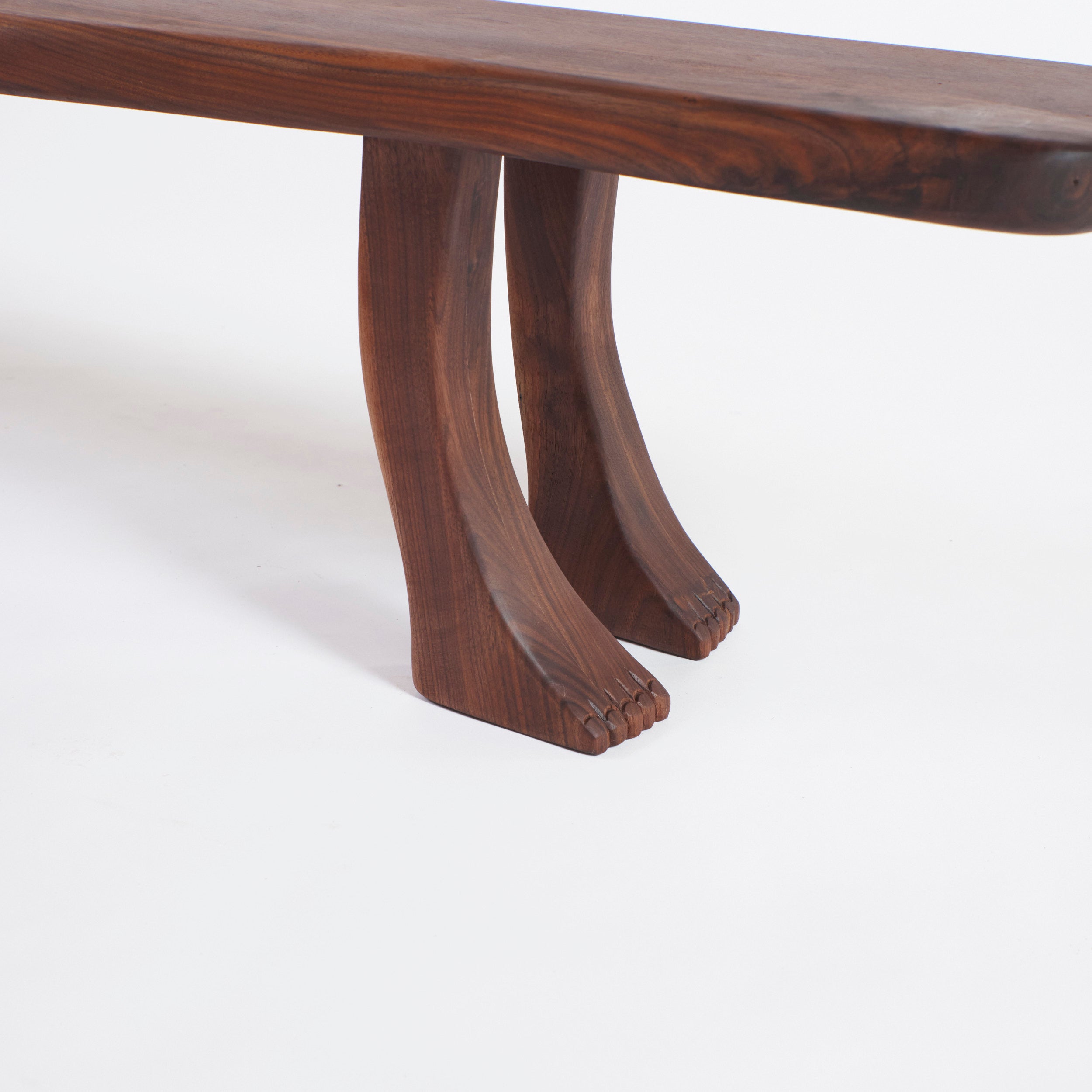 Foot Bench in Walnut