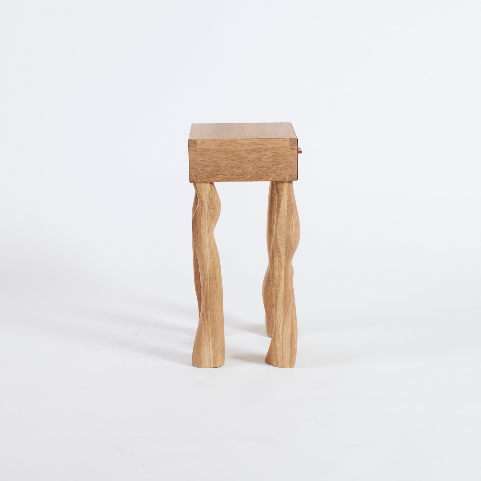 Foot Side Table in Oak