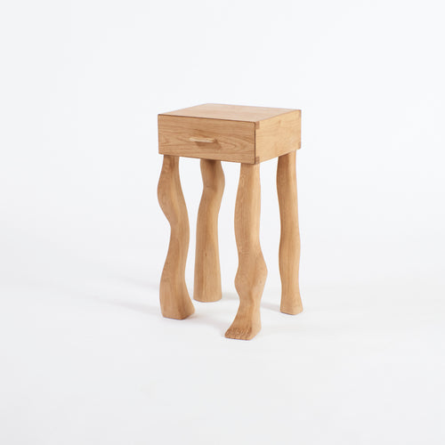 Foot Side Table in Oak