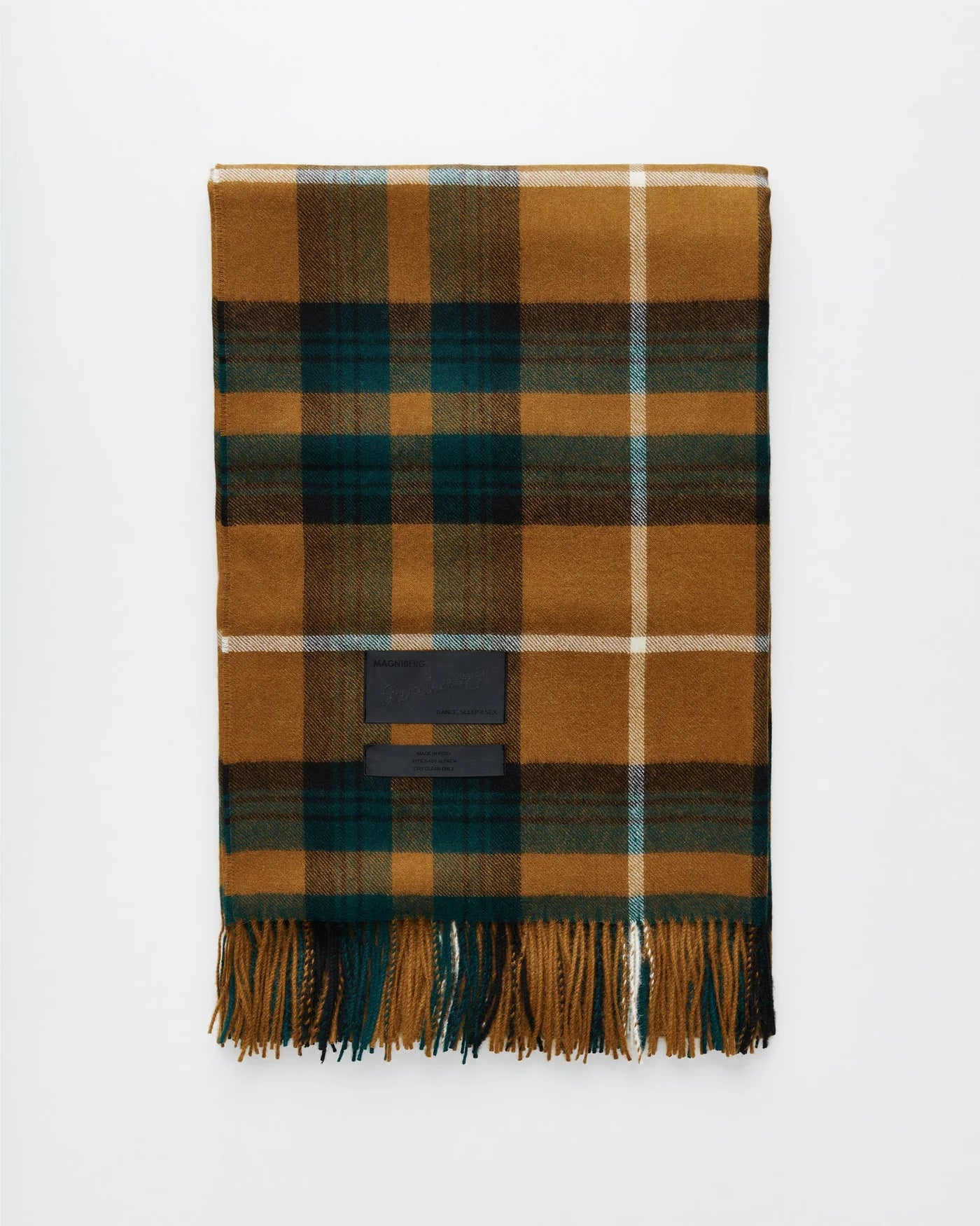 Queen Blanket, Camel Tartan
