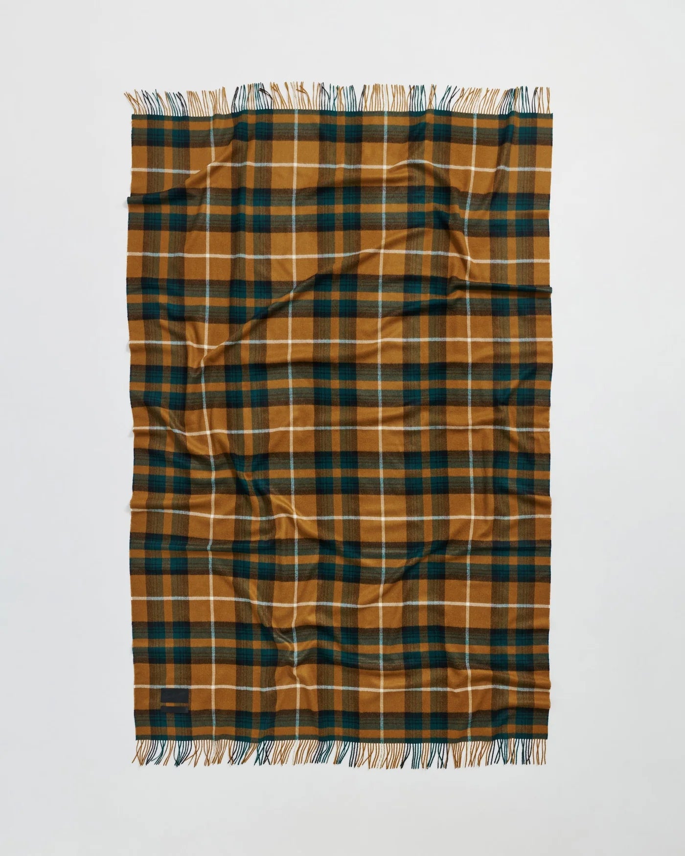 Queen Blanket, Camel Tartan